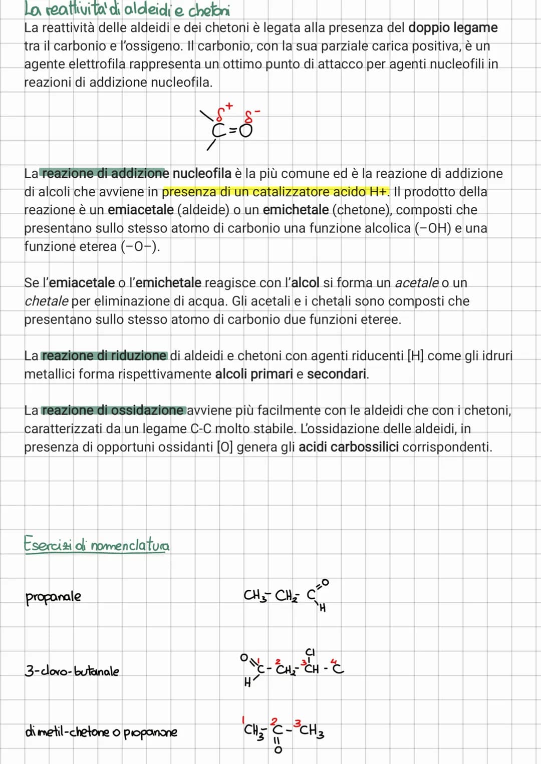 ALDEIDI E CHE TONI
Aldeidi e chetoni sono composti caratterizzati dalla presenza del gruppo
funzionale carbonile o carbonilico c-o, in cui l