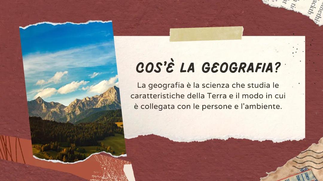 Introduzione alla Geografia: Scopri il Mondo