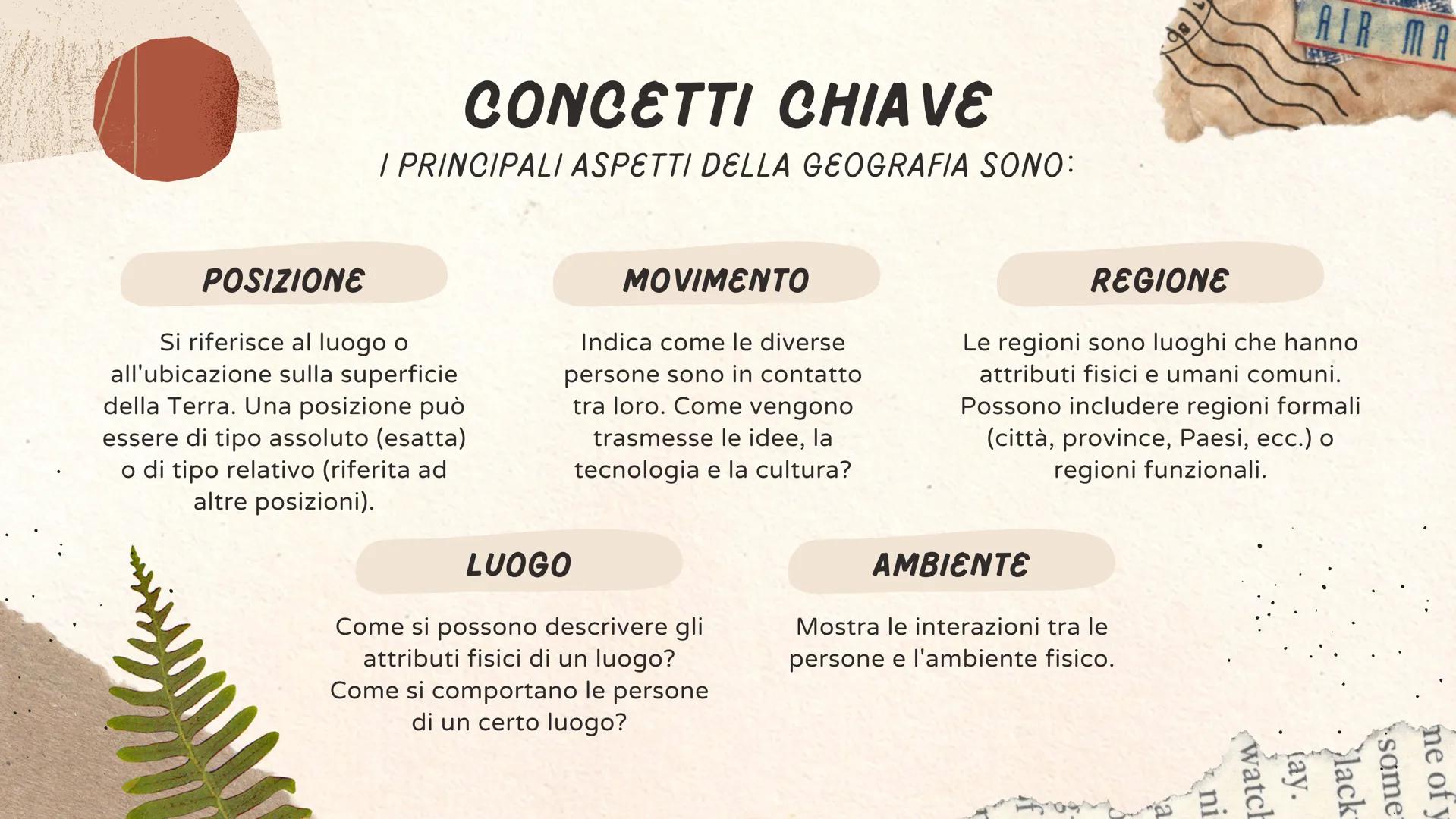 WI
at
a tid
COS'È LA GEOGRAFIA?
La geografia è la scienza che studia le
caratteristiche della Terra e il modo in cui
è collegata con le pers