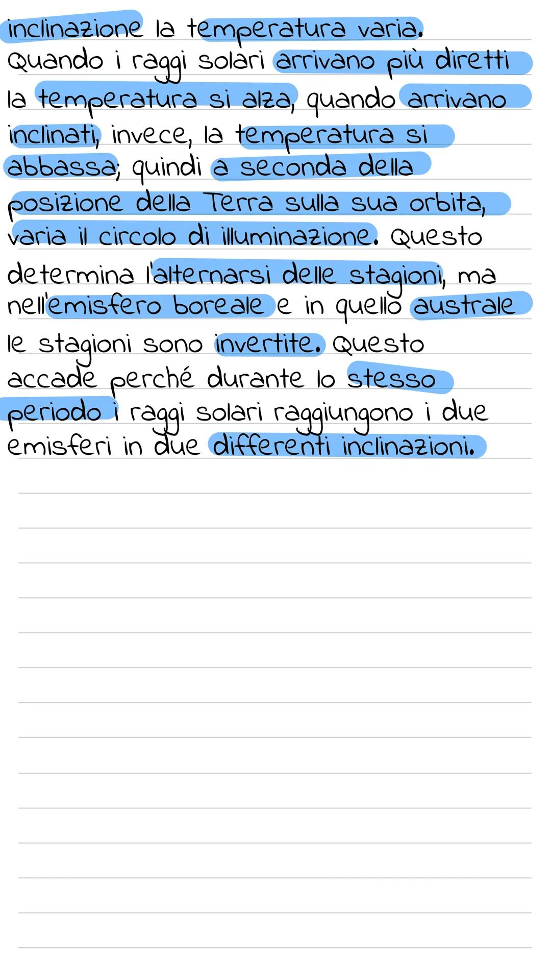 •I MOVIMENTI DELLA
TERRA

La rotazione terrestre
La terra ha la forma di una gigantesca
sfera che è leggermente appiattita sulle
due zone ch