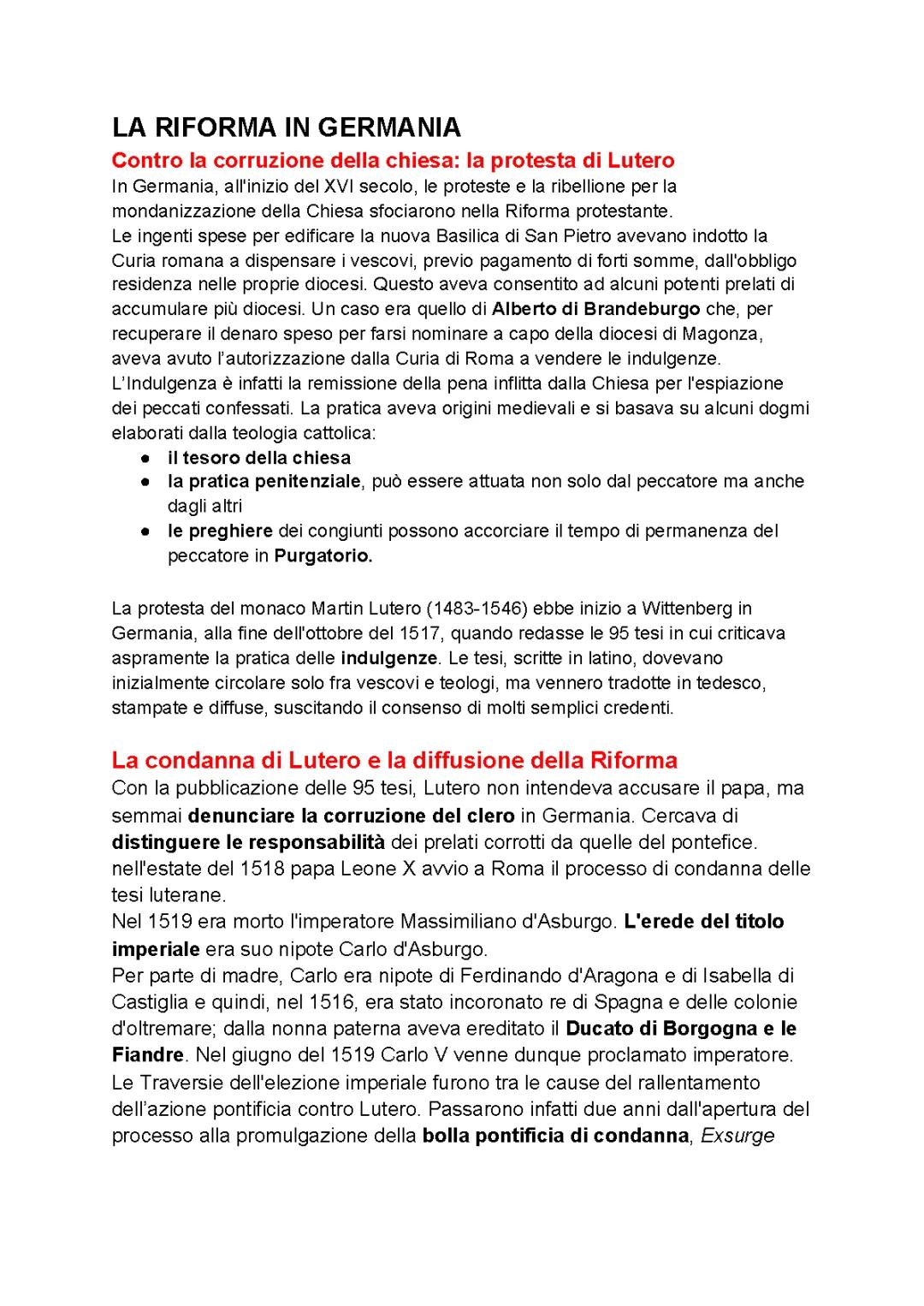 Martin Lutero e la Riforma Protestante: Un Riassunto Facile