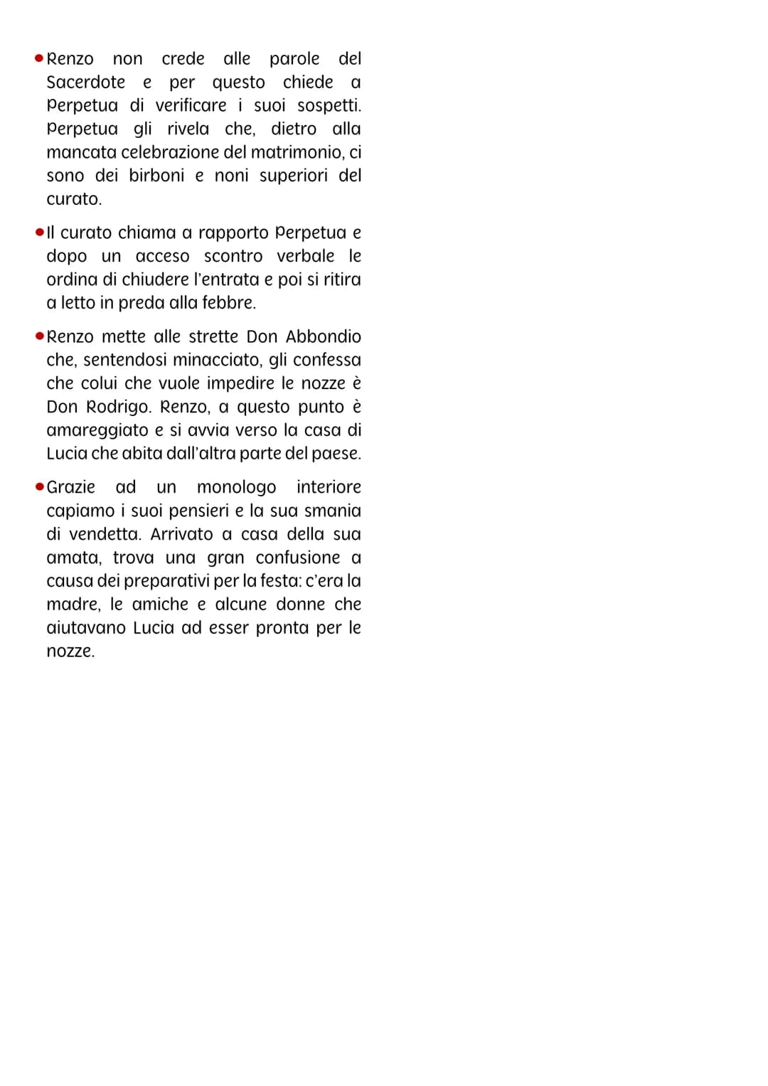 ⇒ Promessi Sposi
capitolo 2
Il secondo capitolo dei Promessi Sposi
riprende dalla notte di Don Abbondio, il
quale non riesce a prendere sonn