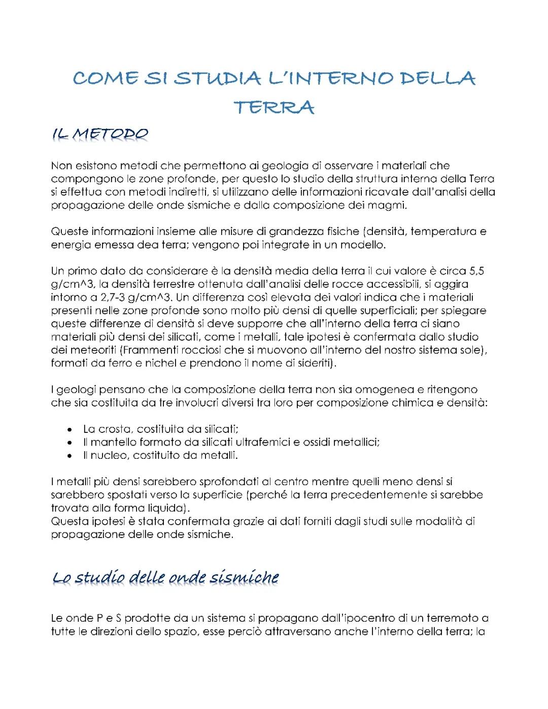 La Struttura Interna della Terra: Una Guida Semplice