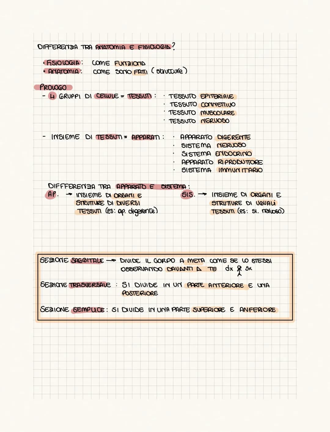 Tessuti del corpo umano