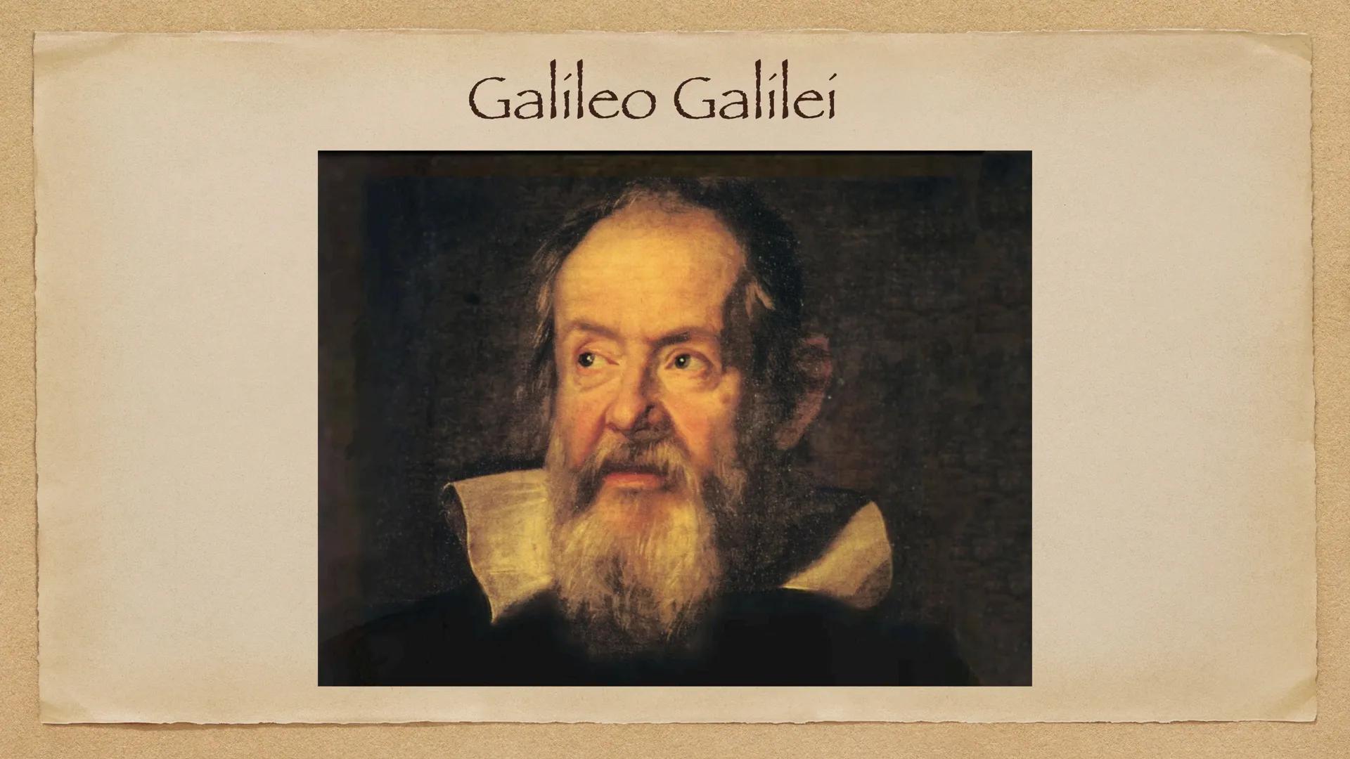Galileo Galilei BIOGRAFIA
Galileo Galilei nacque a Pisa nel 1564 da un' antica
famiglia Fiorentina. Nonostante il padre gli diede
un' educaz
