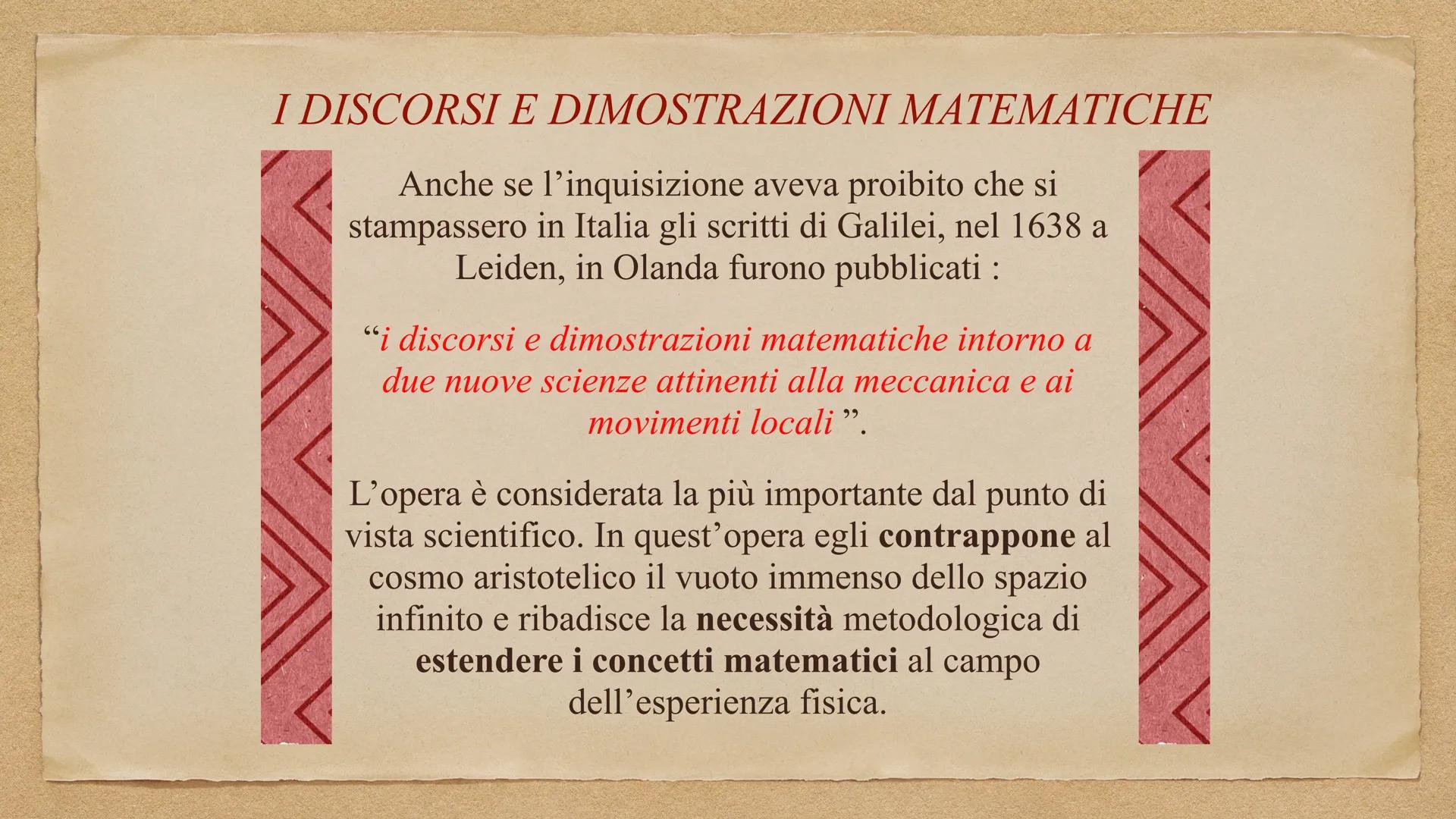 Galileo Galilei BIOGRAFIA
Galileo Galilei nacque a Pisa nel 1564 da un' antica
famiglia Fiorentina. Nonostante il padre gli diede
un' educaz