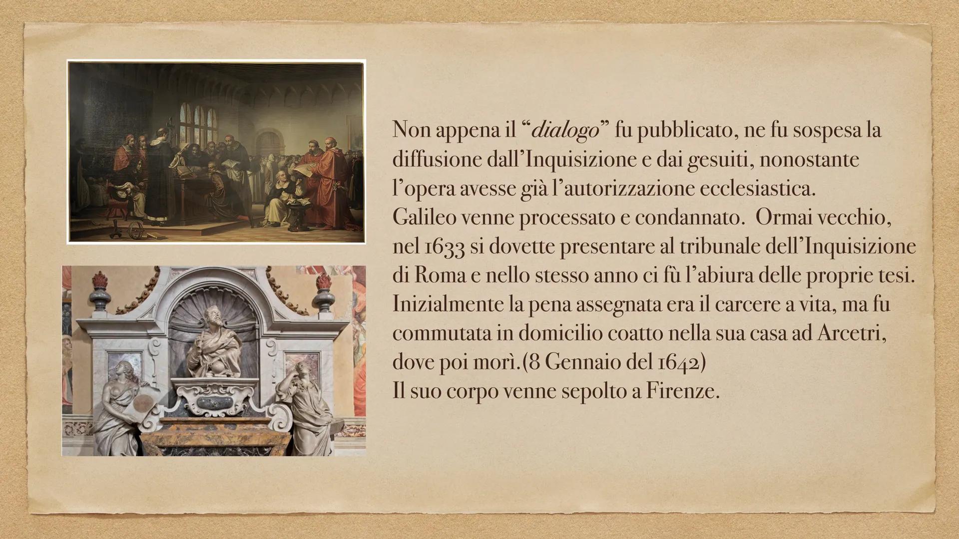 Galileo Galilei BIOGRAFIA
Galileo Galilei nacque a Pisa nel 1564 da un' antica
famiglia Fiorentina. Nonostante il padre gli diede
un' educaz