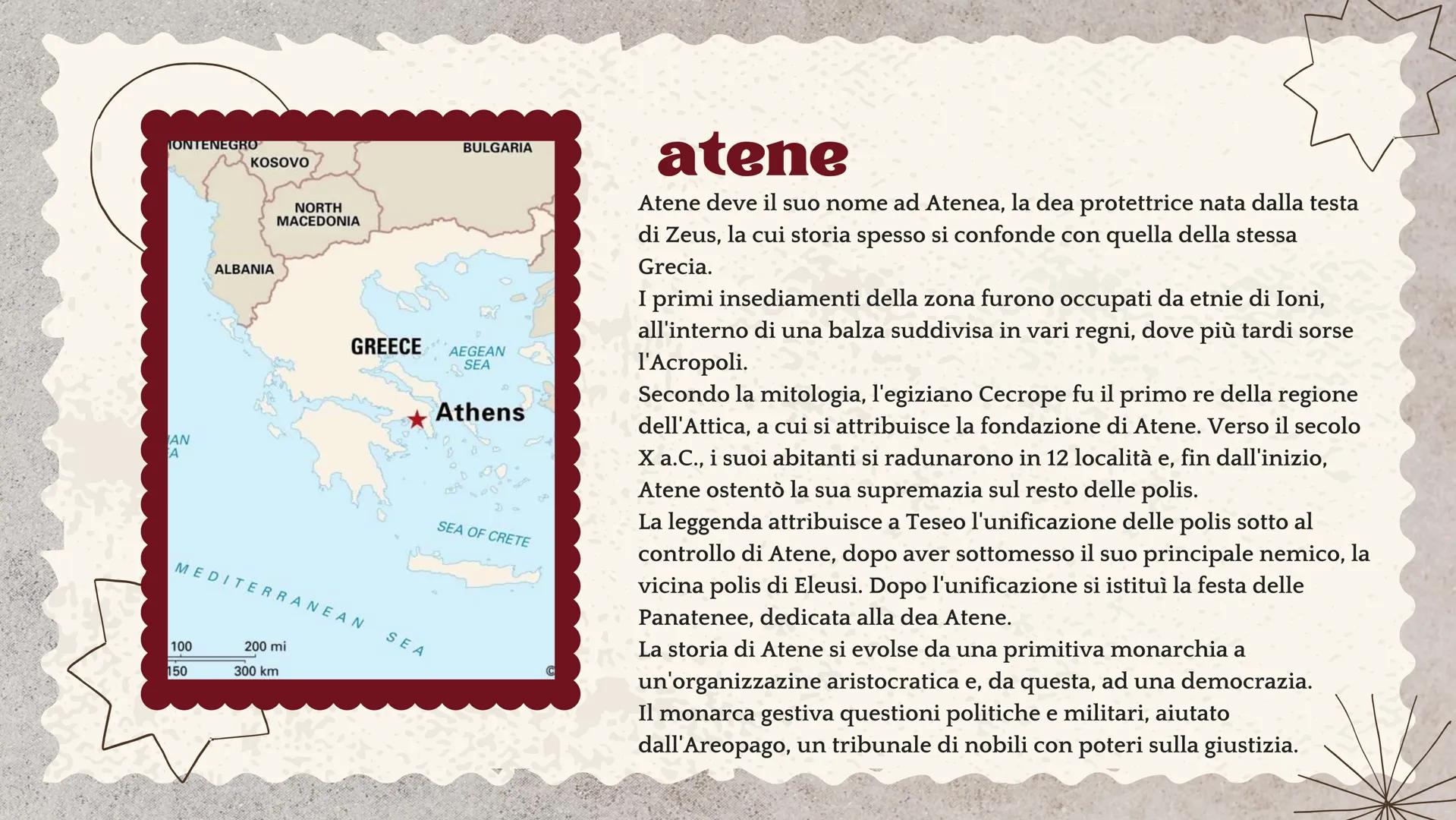 # Sparta e Atene # Sparta

Sparta era il capoluogo della Laconia (oggi il
Peloponneso meridionale) terra ricca di cereali, vigne
e uliveti. 