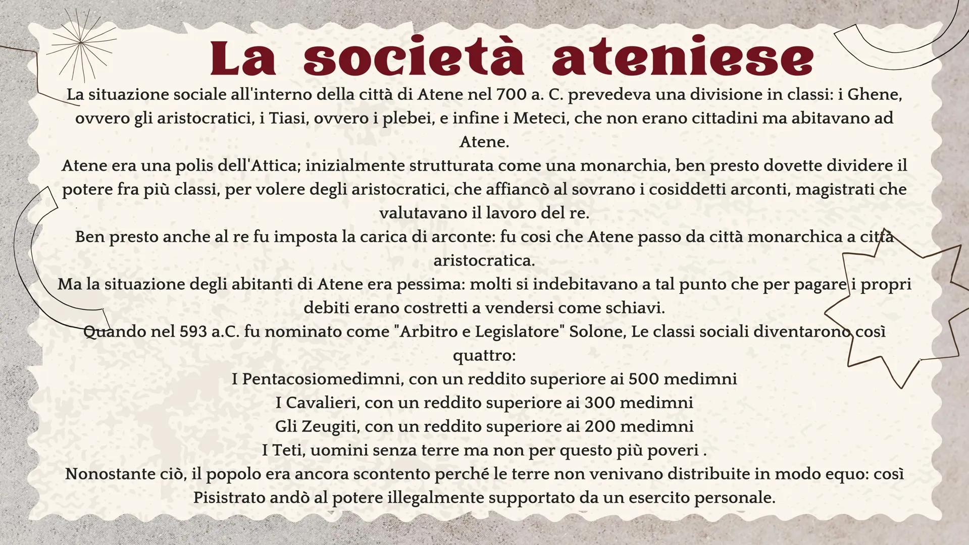 # Sparta e Atene # Sparta

Sparta era il capoluogo della Laconia (oggi il
Peloponneso meridionale) terra ricca di cereali, vigne
e uliveti. 