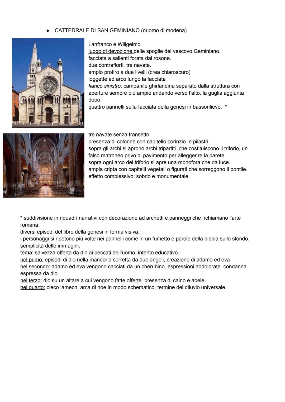 ROMANICO
ROMANICO SETTENTRIONALE
● basilica Sant'ambrogio
● cattedrale San Geminiano
• Battistero di Parma
•
Deposizione
● basilica di san m