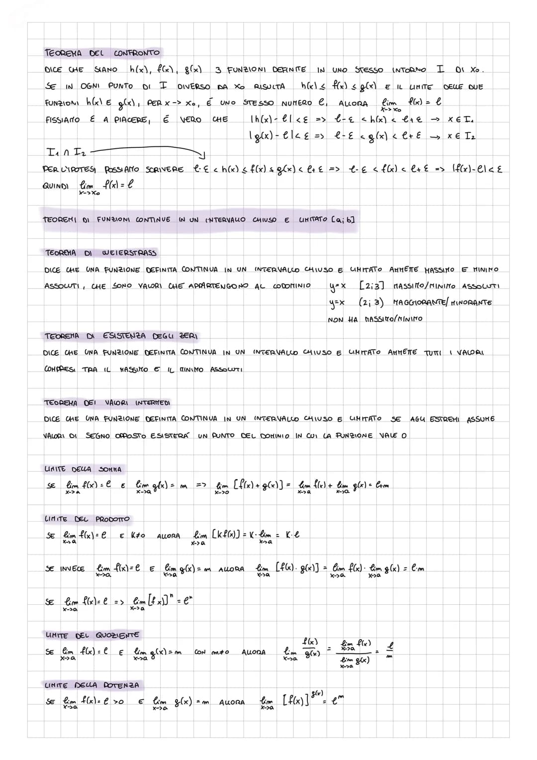 lim f(x) =+00
X->Xo
lim f(x) = -00
x-> Xo
lim f(x) = e
X-> +00
lim f(x) = e
X->-∞
DICE CHE
f(x) TENDE A +00
DISE QUAZIONI,
DATA LA FUNZIONE 