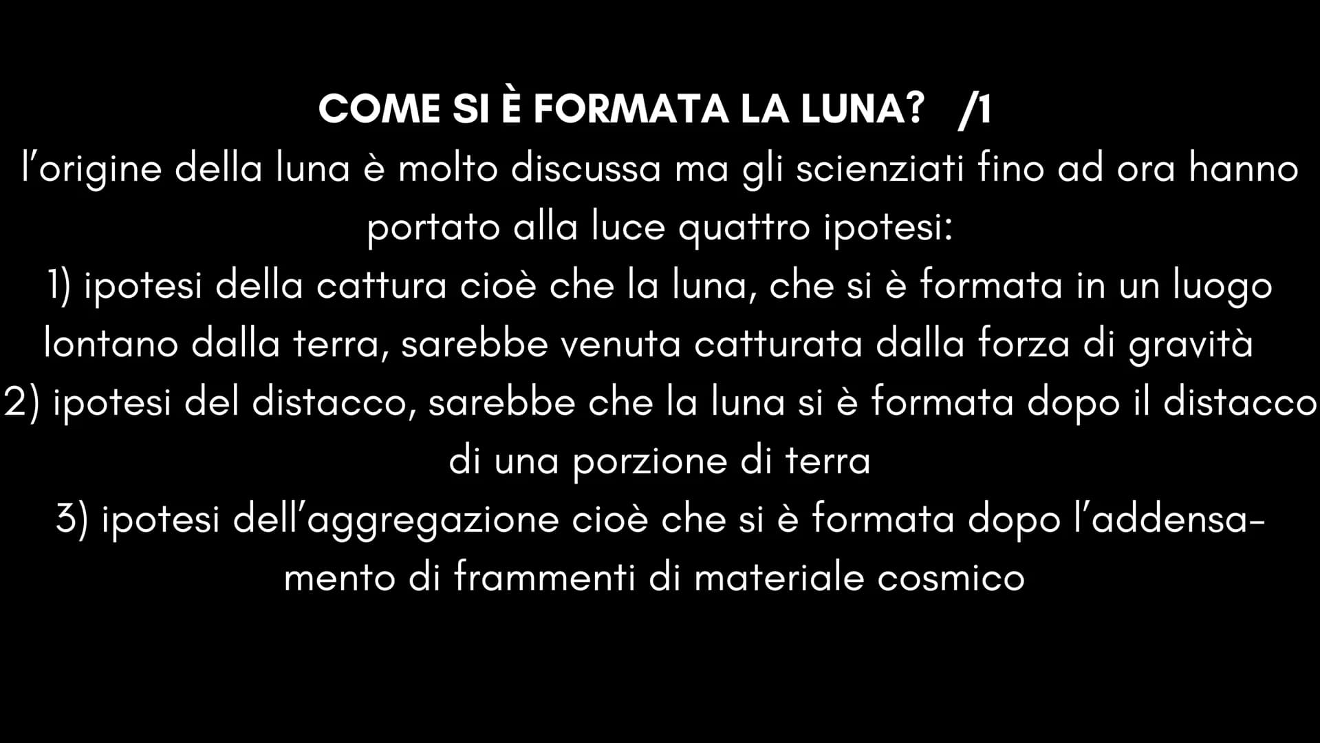 Luna
/lūna/
l'unico satellite naturale della
Terra, illuminata dal sole.
che da sempre è stato oggetto di
ispirazione per cantanti e poeti C