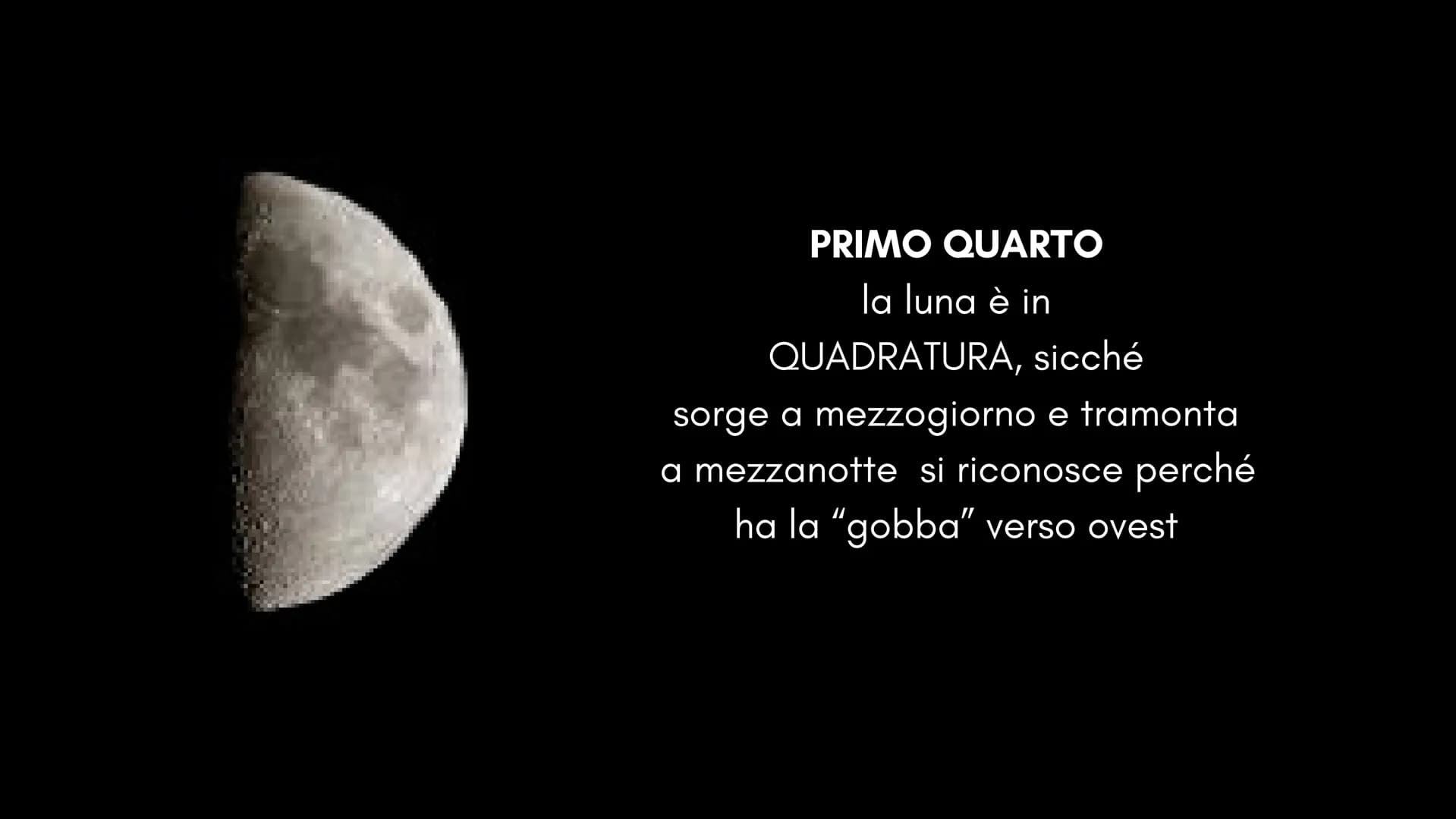 Luna
/lūna/
l'unico satellite naturale della
Terra, illuminata dal sole.
che da sempre è stato oggetto di
ispirazione per cantanti e poeti C