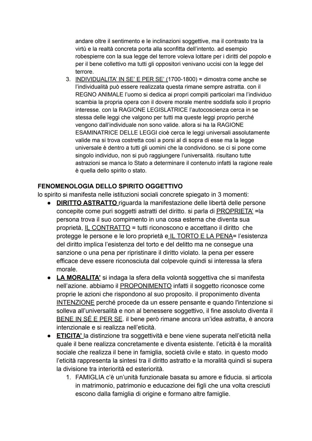 HEGEL
Per fichte il processo è INFINITO (tesi antitesi e sintesi) quindi ci sarà sempre qualcosa che
l'io non può pensare; invece per Hegel 