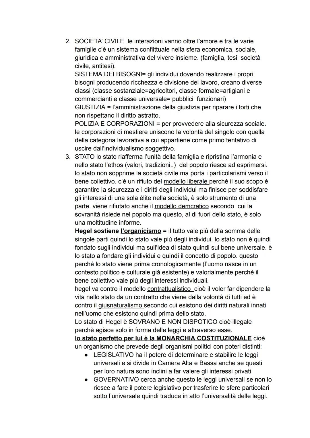 HEGEL
Per fichte il processo è INFINITO (tesi antitesi e sintesi) quindi ci sarà sempre qualcosa che
l'io non può pensare; invece per Hegel 