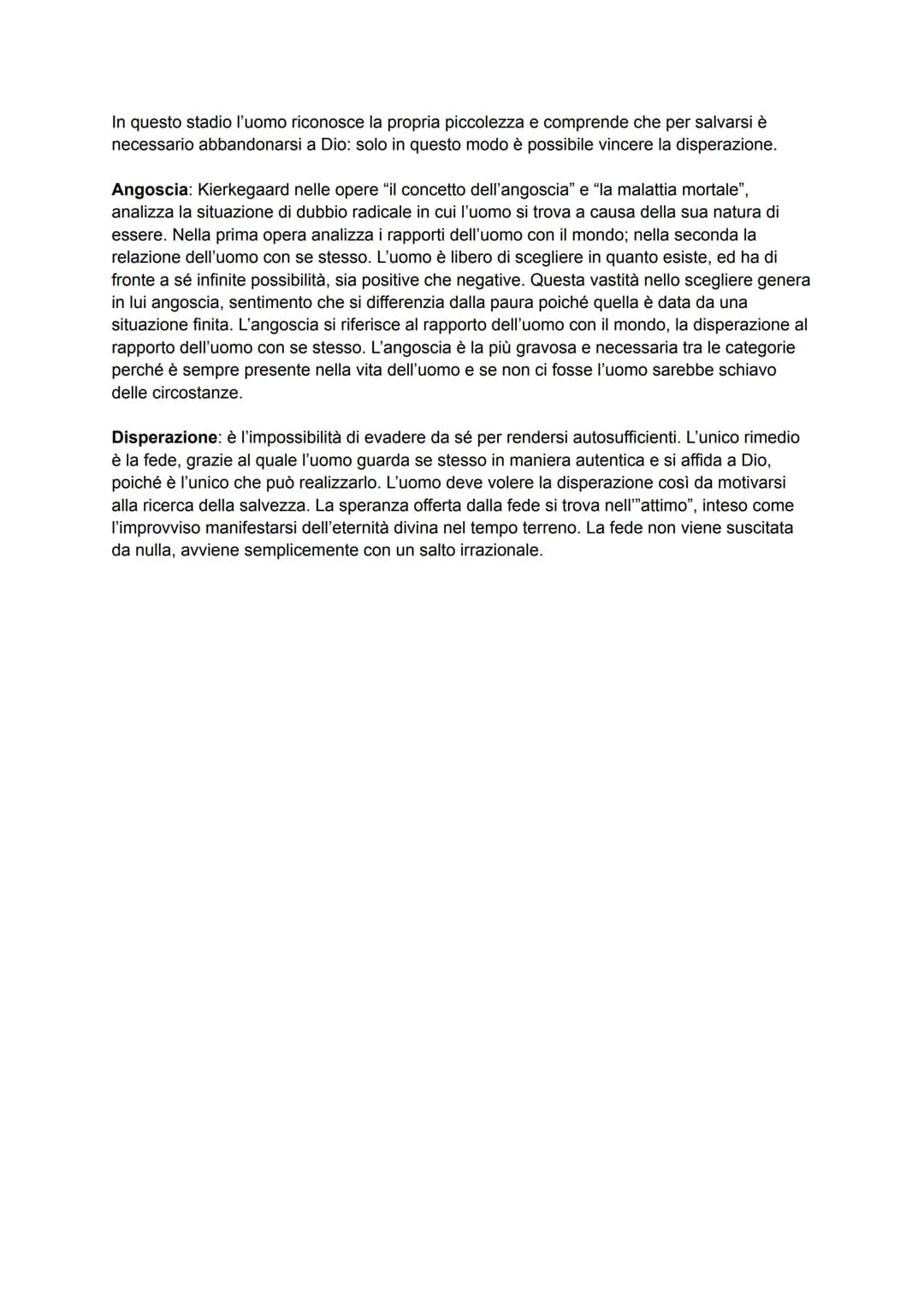 Kierkegaard
1813: nasce a Copenhagen. frequenta la facoltà di teologia e si laurea nel 1840. Deluso dal
pensiero idealista trascendentale si