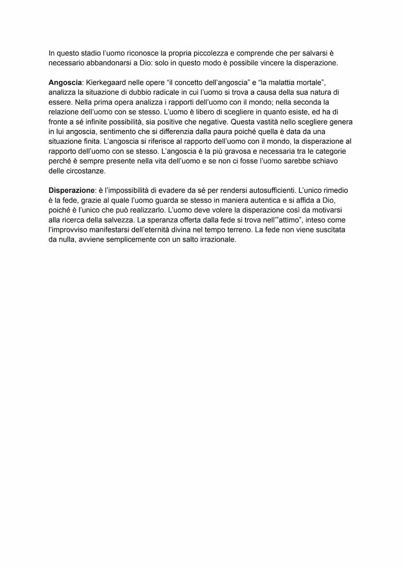 Kierkegaard
1813: nasce a Copenhagen. frequenta la facoltà di teologia e si laurea nel 1840. Deluso dal
pensiero idealista trascendentale si