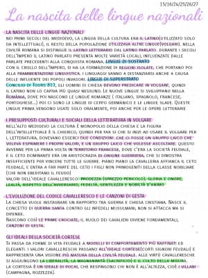 Know Nascita Letteratura/Amor cortese/Scuola siciliana/Lirica provenzale thumbnail