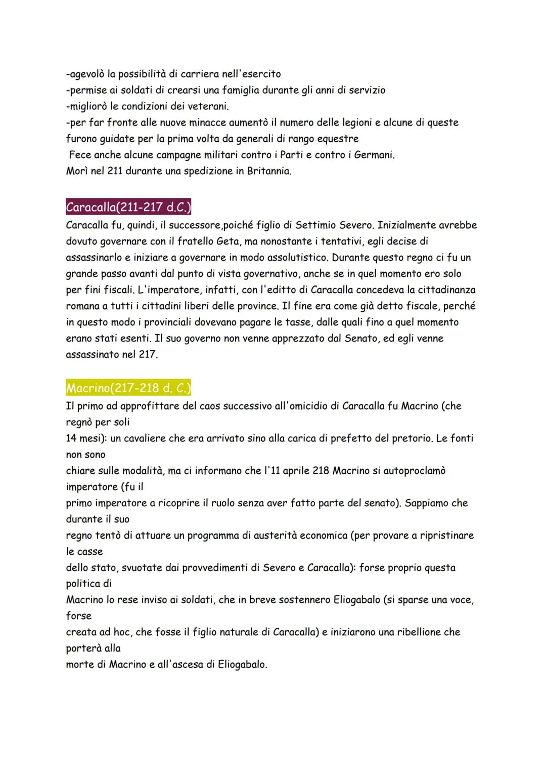 Domiziano(81-96 d.C.)
A differenza di suo padre e di suo fratello, Domiziano non venne visto di buon occhio
dagli storici. Questo perché ven