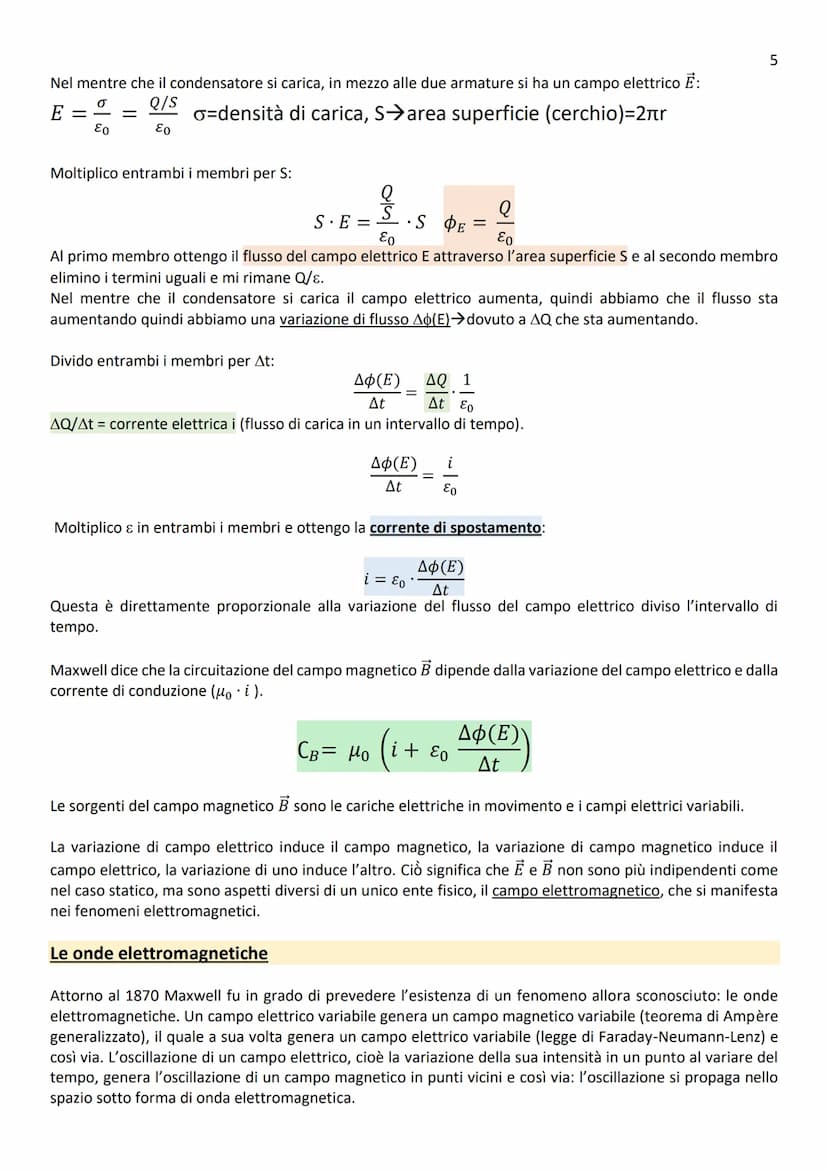 Equazioni di Maxwell e onde elettromagnetiche.
Nel 1873 il fisico scozzese James Clerk Maxwell pubblica il Trattato sull'elettromagnetismo (