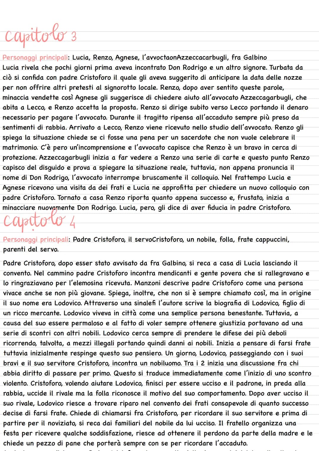 capitolo 1
Personaggi principali: Don Abbondio, i bravi di Don Rodrigo, Perpetua
Il romanzo inizia con la descrizione dei luoghi in cui si s