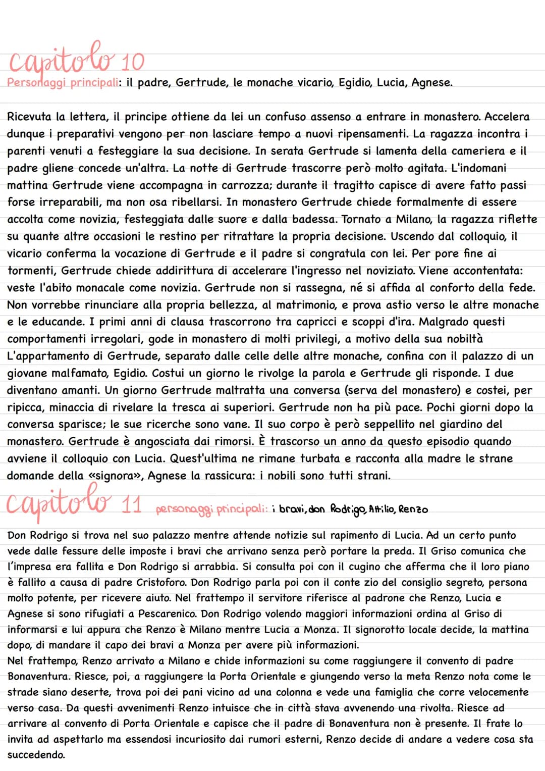capitolo 1
Personaggi principali: Don Abbondio, i bravi di Don Rodrigo, Perpetua
Il romanzo inizia con la descrizione dei luoghi in cui si s