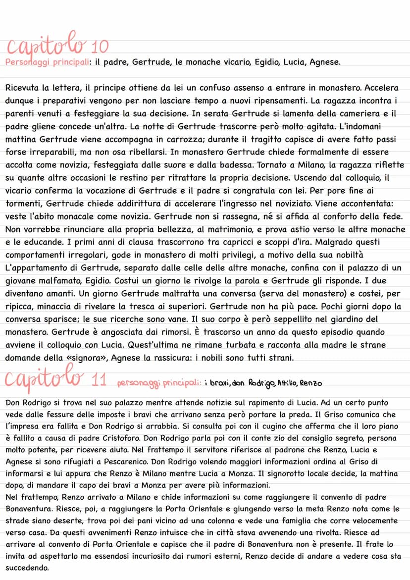 capitolo 1
Personaggi principali: Don Abbondio, i bravi di Don Rodrigo, Perpetua
Il romanzo inizia con la descrizione dei luoghi in cui si s