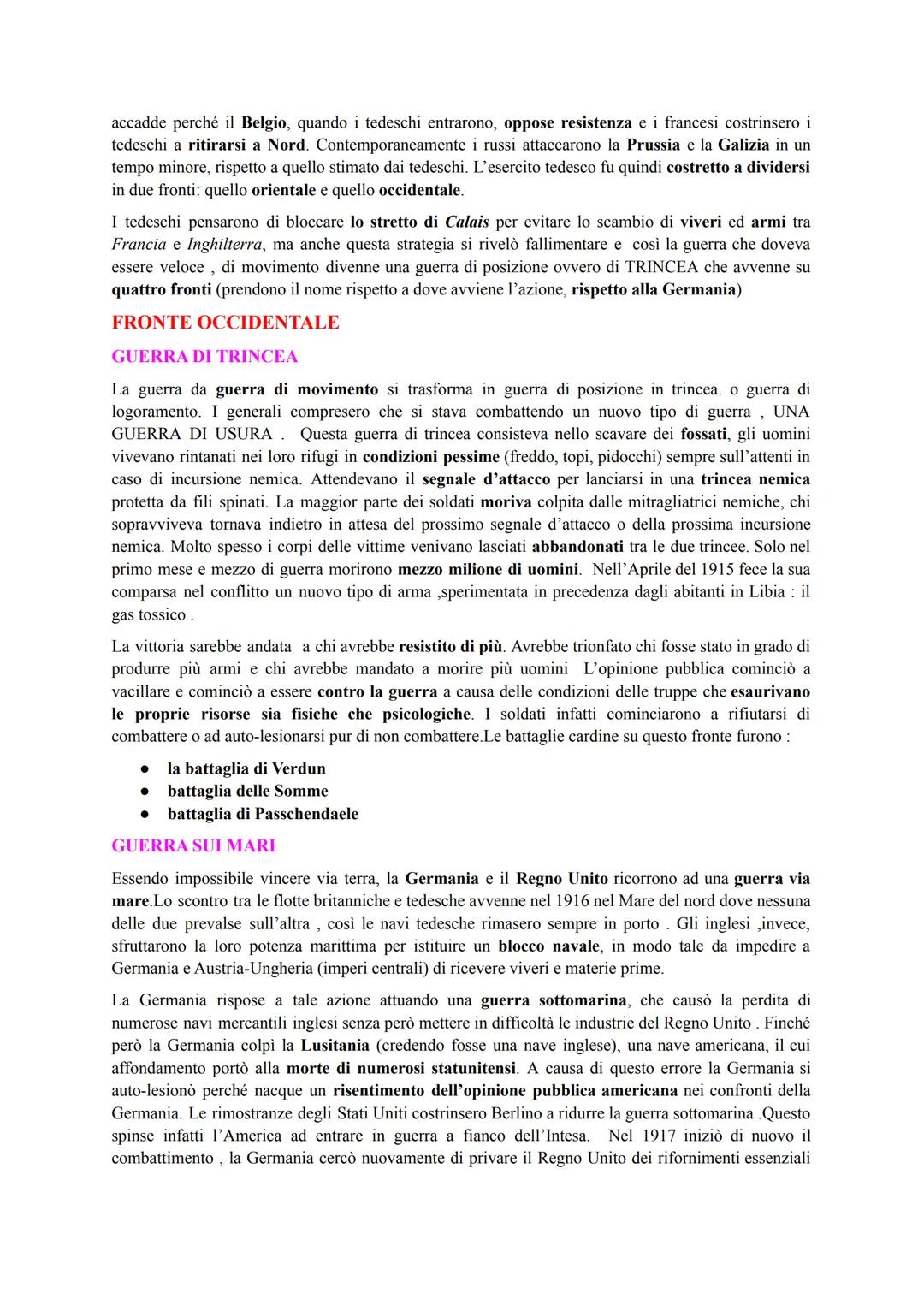 PRIMA GUERRA MONDIALE:
SITUAZIONE EUROPEA
Al principio del Novecento vi erano numerose tensioni tra gli stati europei, furono proprio queste