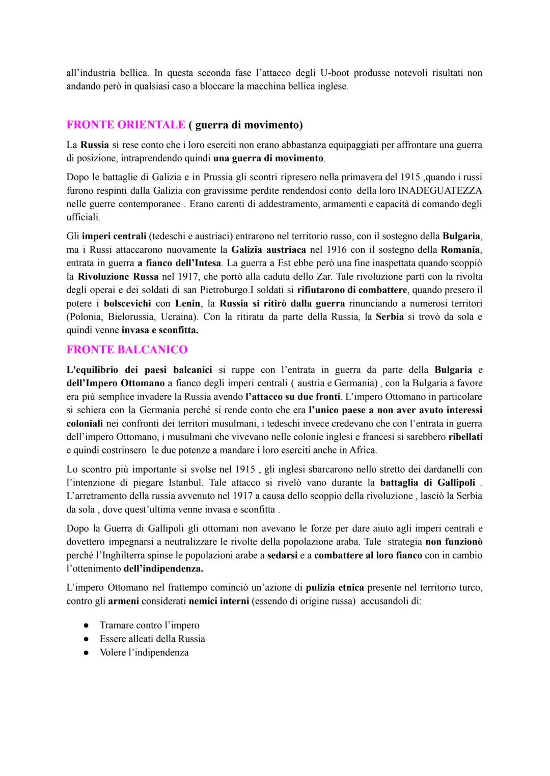 PRIMA GUERRA MONDIALE:
SITUAZIONE EUROPEA
Al principio del Novecento vi erano numerose tensioni tra gli stati europei, furono proprio queste