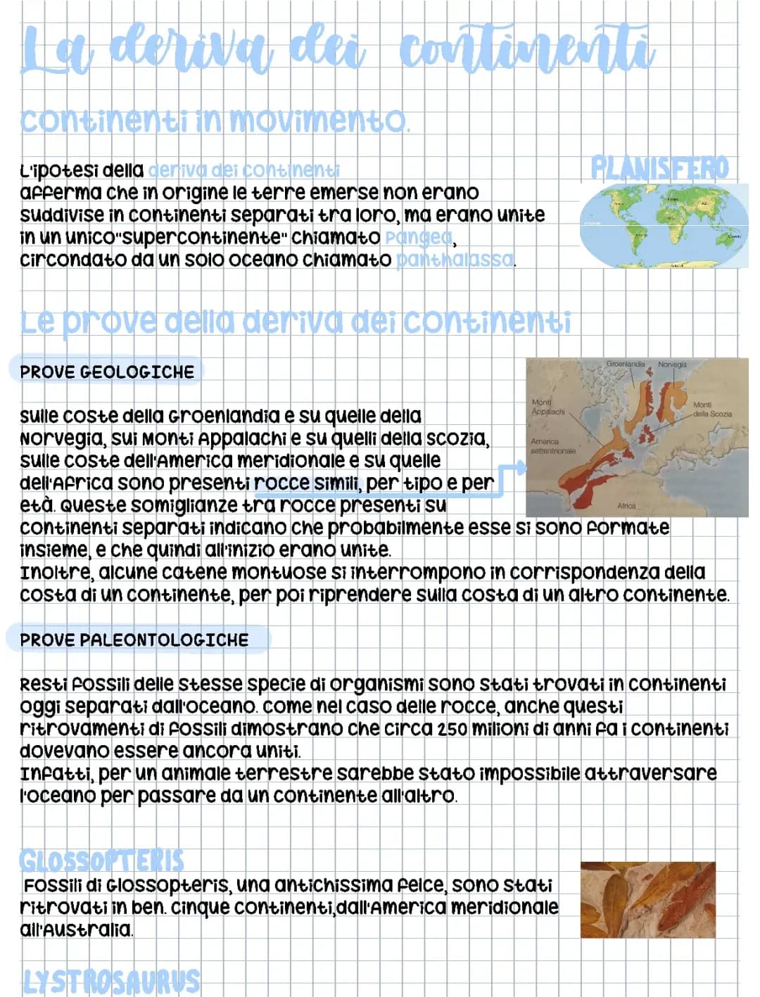 la deriva dei continenti