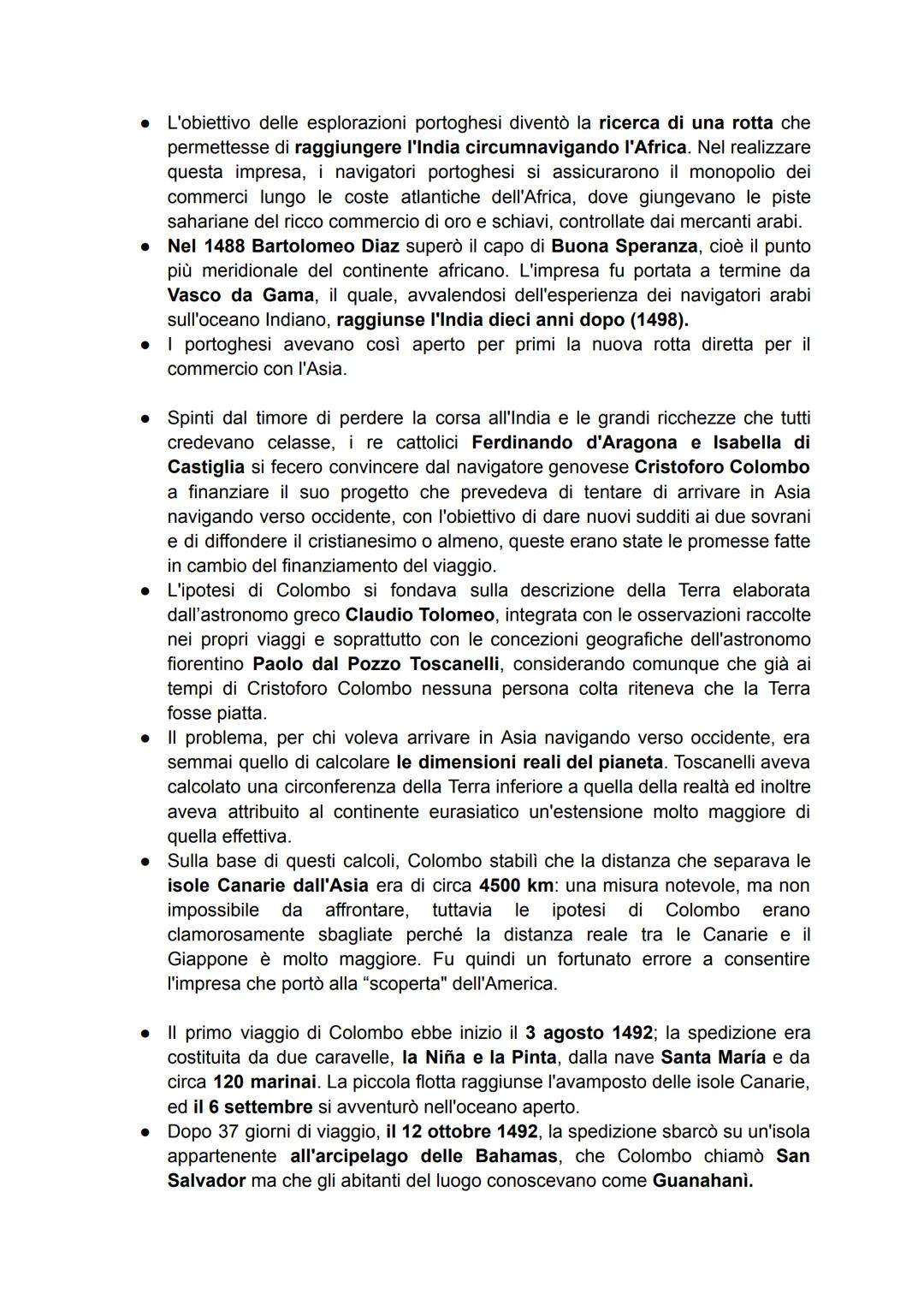 # la scoperta dell'america.

- Uno degli eventi più importanti della storia europea e mondiale furono le
esplorazioni di nuovi territori e r