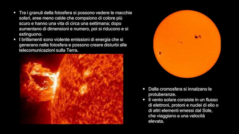 ETOS
11 Il Sole è un enorme stella, costituita da sostanze
gassose, soprattutto idrogeno ed elio. Produce un
elevata quantità di energia att