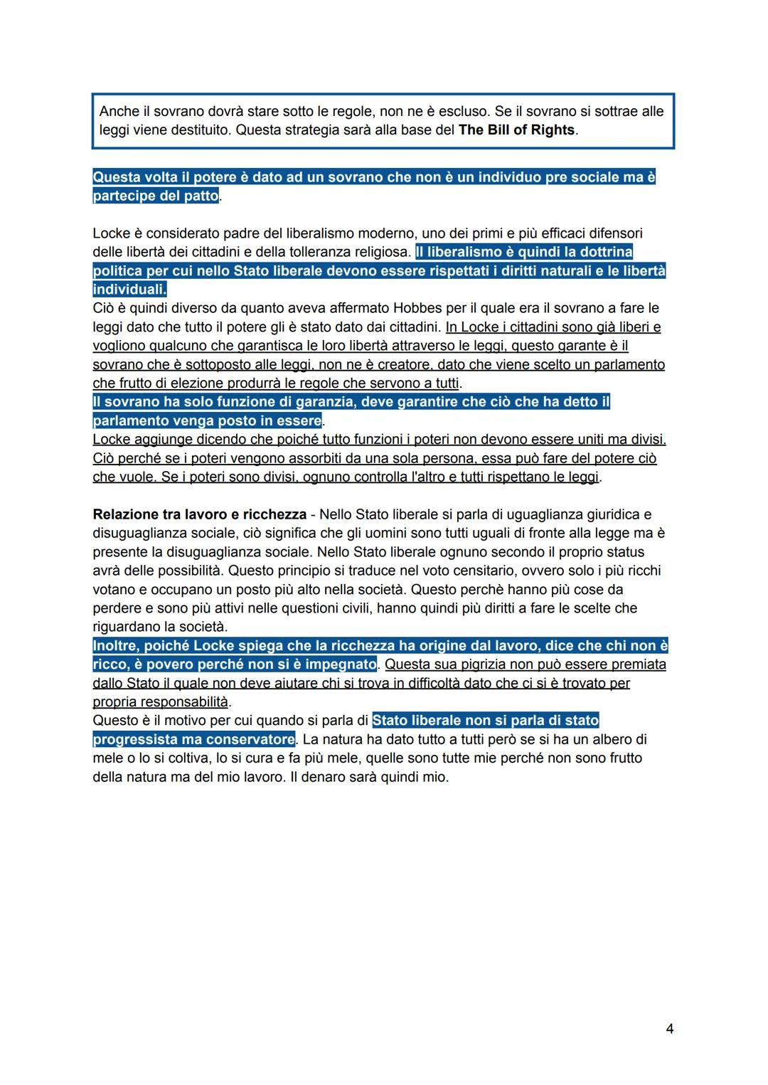 # JOHN LOCKE

Ragione ed esperienza - John Locke è considerato il fondatore del cosiddetto "empirismo
inglese ossia quella corrente della fi