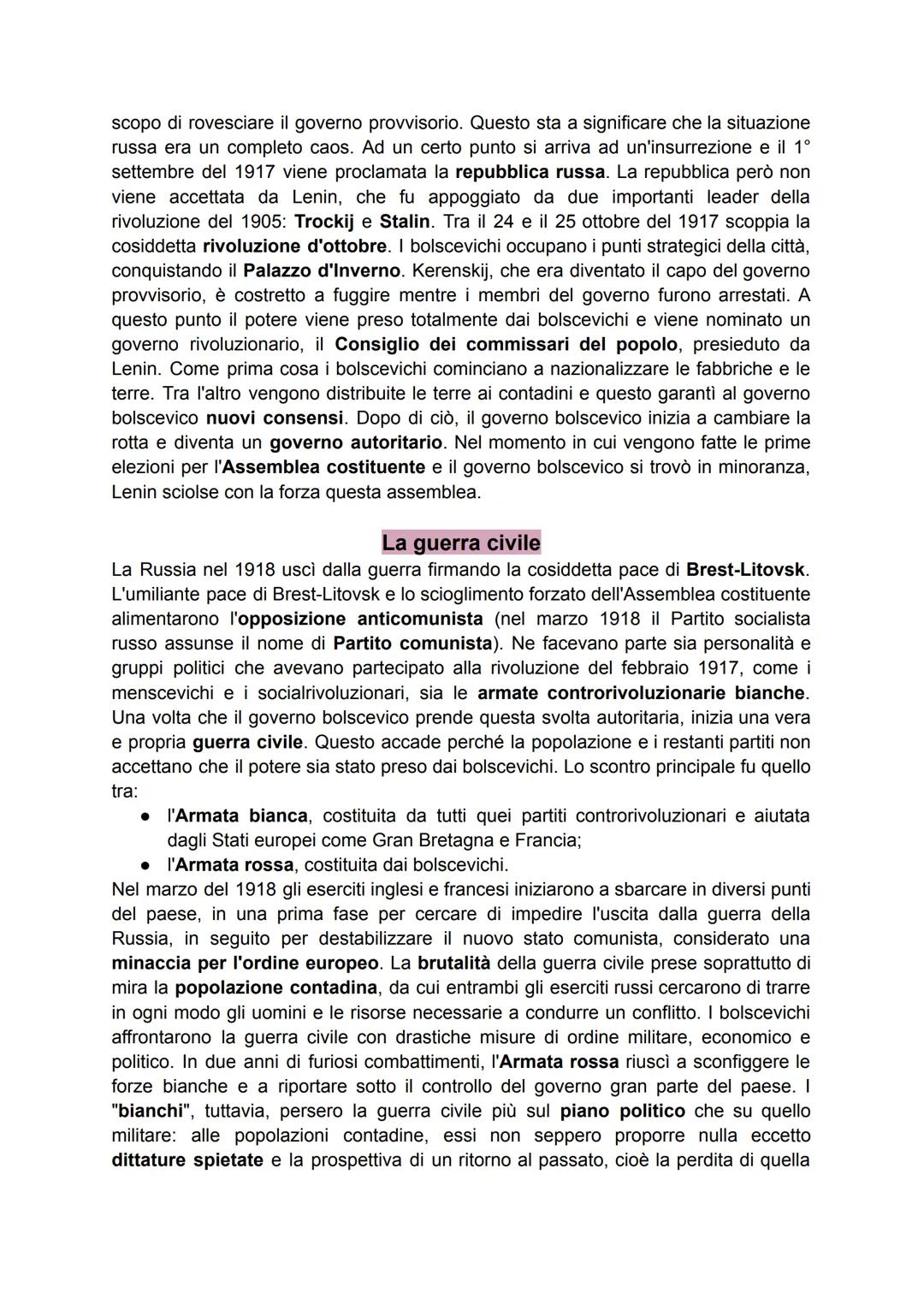 # LE RIVOLUZIONI RUSSE

Ci troviamo ancora in piena guerra mondiale quando all'interno della russia scoppia
una rivoluzione. Già nel 1905 il