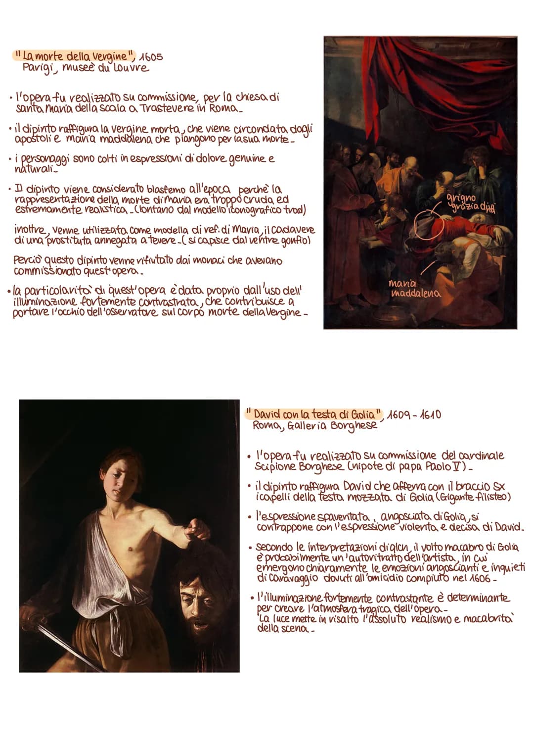CARAVAGGIO (1571-1610)
vita
•michelangelo Merisi, conosciuto principalmente come Caravaggio, nacque a milano nel 1571 e movi
nel 1610 a Port