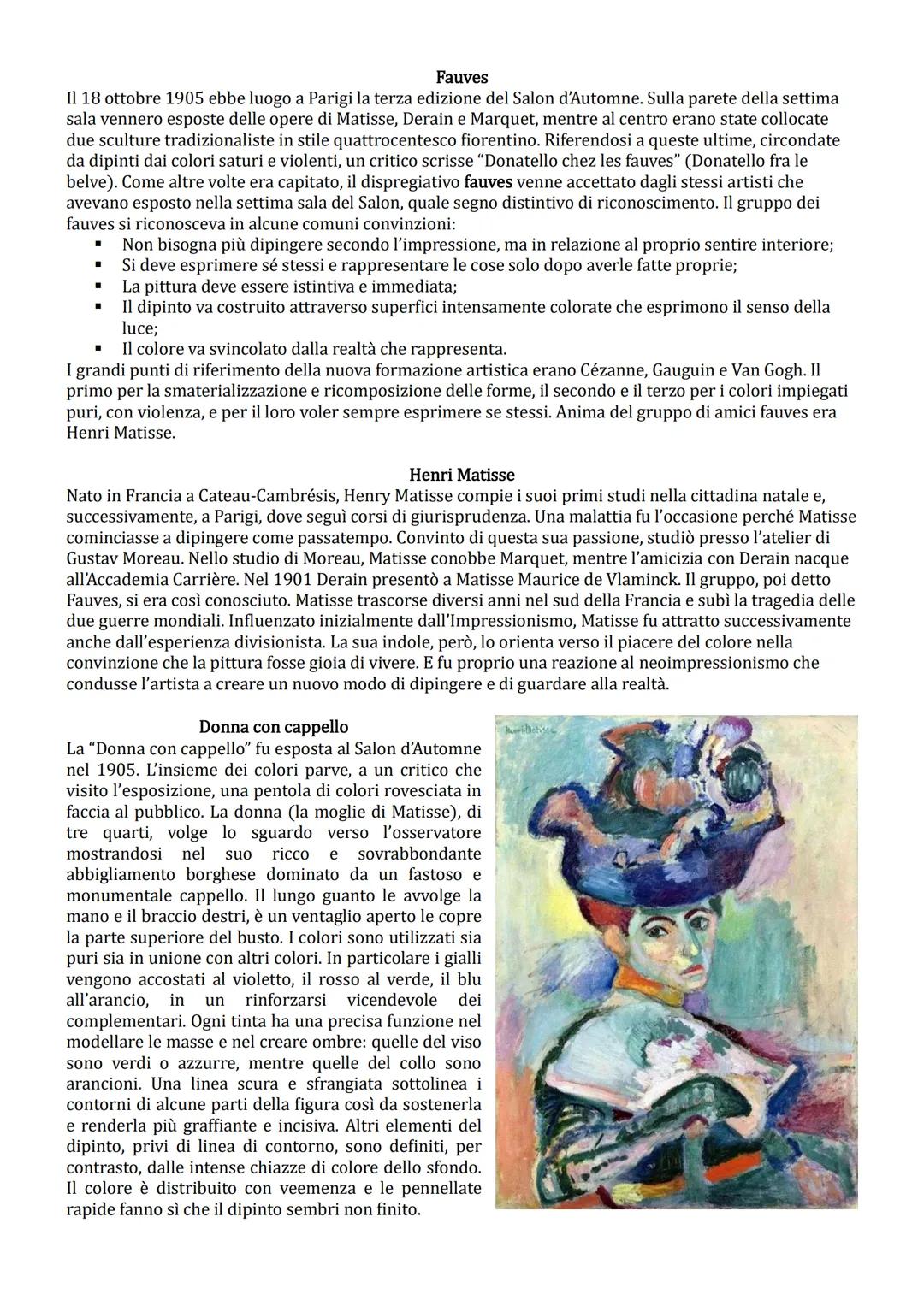 Fauves

Il 18 ottobre 1905 ebbe luogo a Parigi la terza edizione del Salon d'Automne. Sulla parete della settima
sala vennero esposte delle 