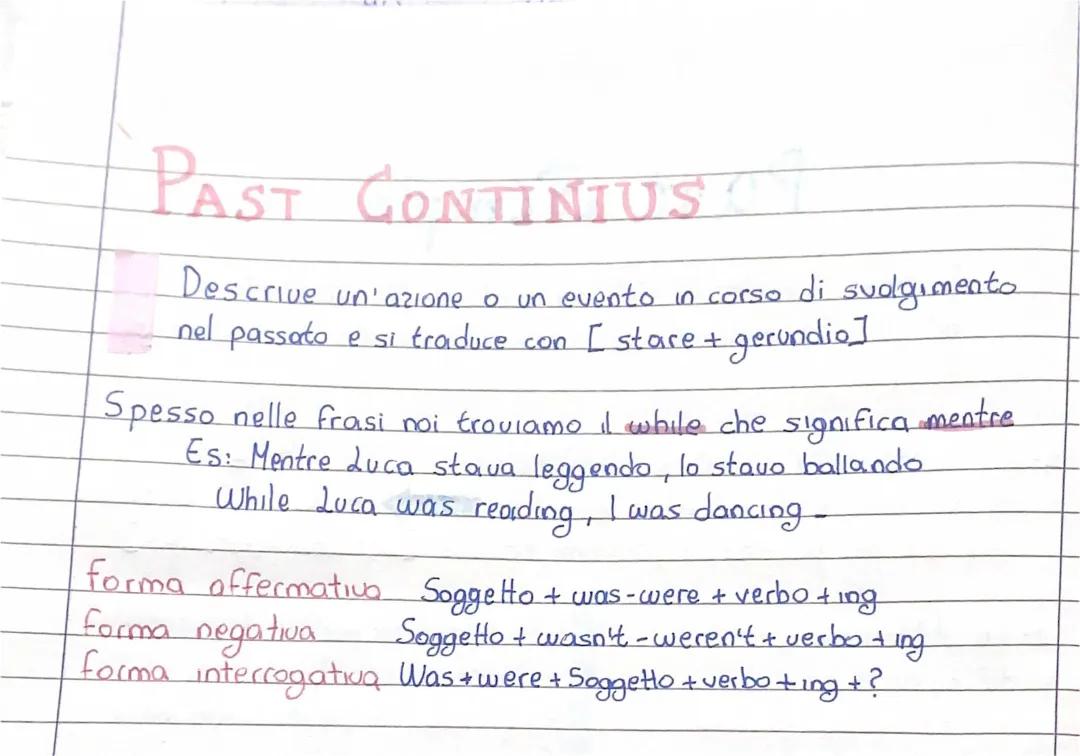 Il Past Continuous: Esempi e Come Si Forma per Bambini Curiosi