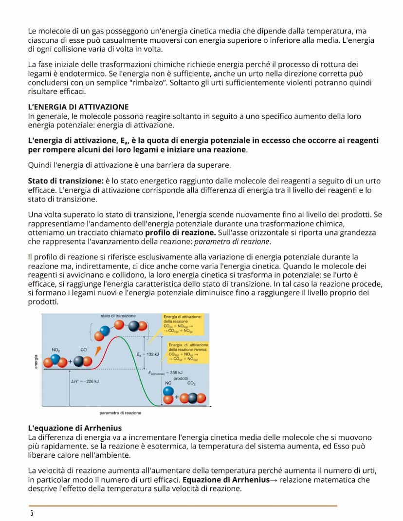 LA VELOCITÀ DI REAZIONE
CHIMICA
Lo studio di tutti gli aspetti relativi alla velocità delle trasformazioni chimiche e affrontato dalla
cinet