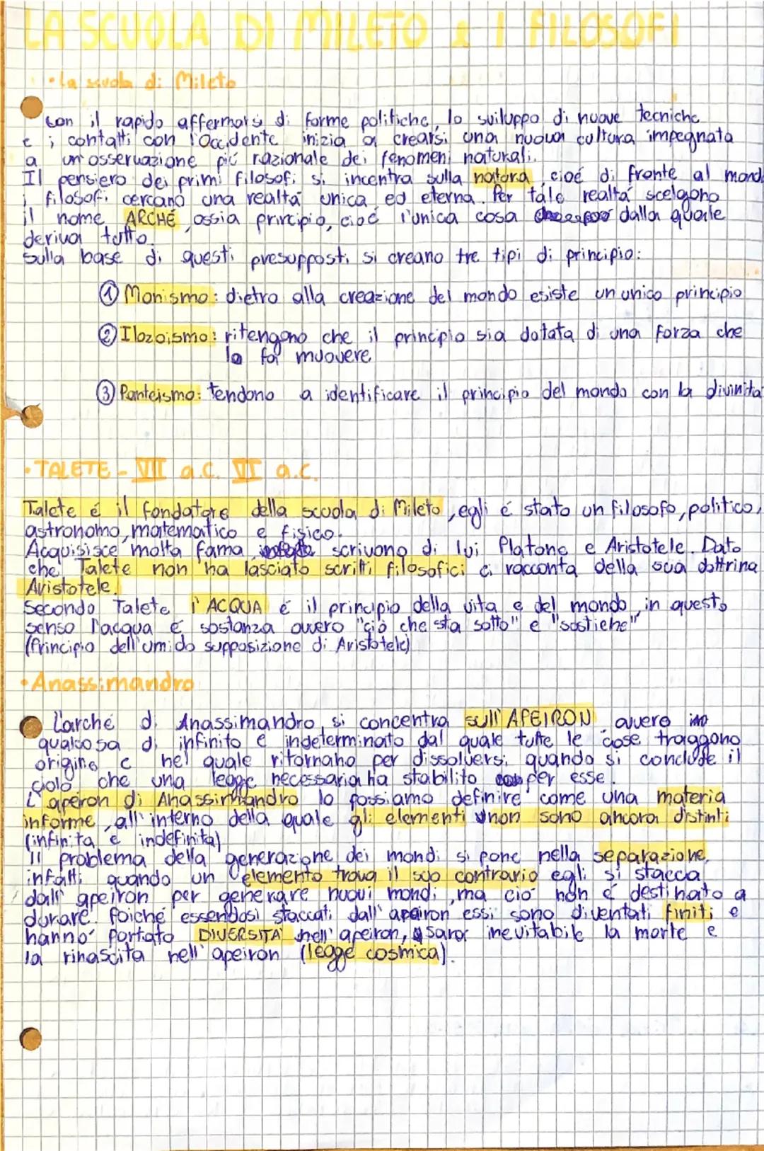 Studio della Filosofia Antica: Presocratici e Sofisti