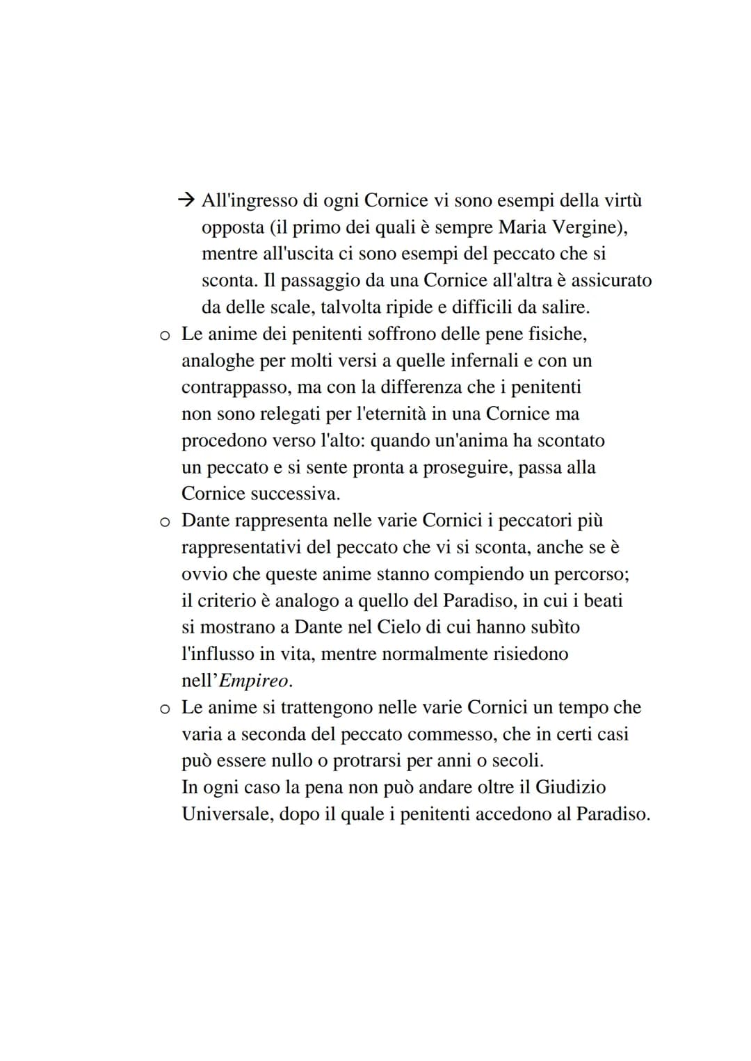 Dante - La Divina Commedia - Il Purgatorio
• Il Purgatorio è il secondo dei tre regni dell'Oltretomba cristiano
visitato da Dante nel corso 