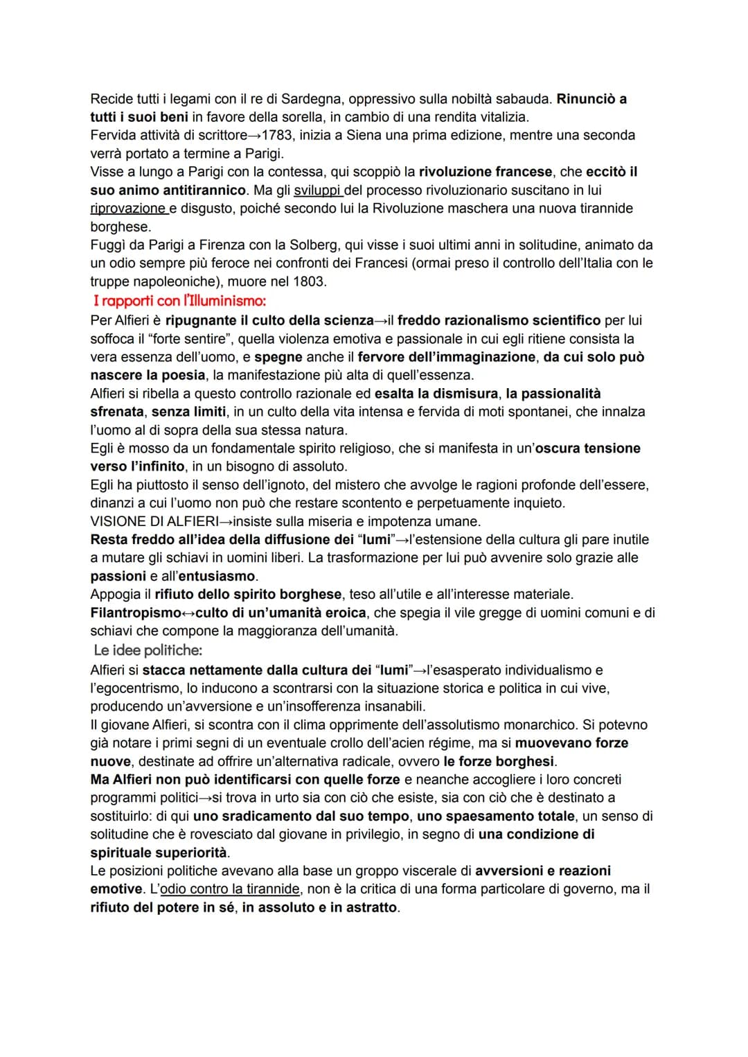 VITTORIO ALFERI
La vita:
Vittorio Alfieri nacque ad Asti da una famiglia della ricca nobiltà terriera, che gli garanti
un'indipendenza econo