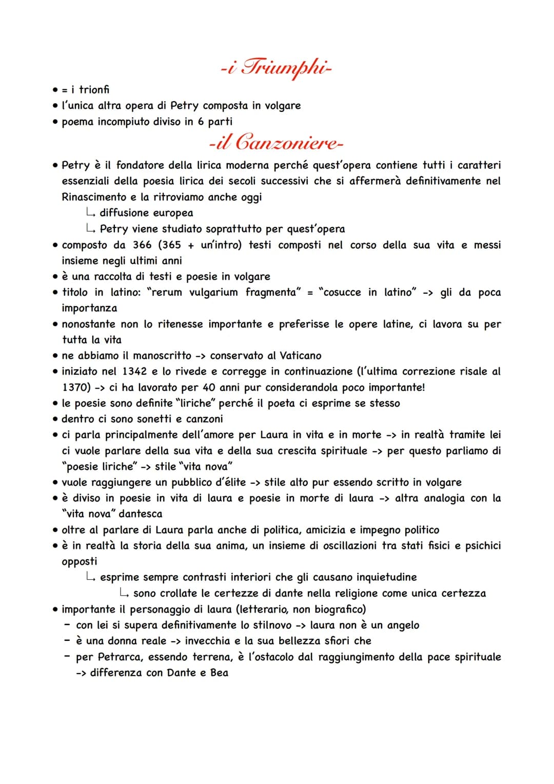 FRANCESCO PETRARCA:
1304-1374
● figlio di Eletta Canigiani e ser Petracco
• nasce ad Arezzo da una famiglia fiorentina in esilio ->
quindi l
