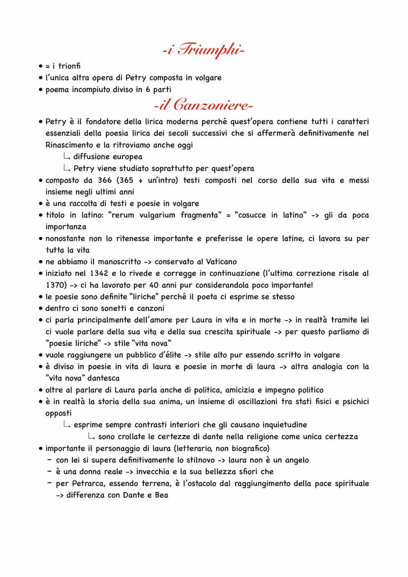 FRANCESCO PETRARCA:
1304-1374
● figlio di Eletta Canigiani e ser Petracco
• nasce ad Arezzo da una famiglia fiorentina in esilio ->
quindi l