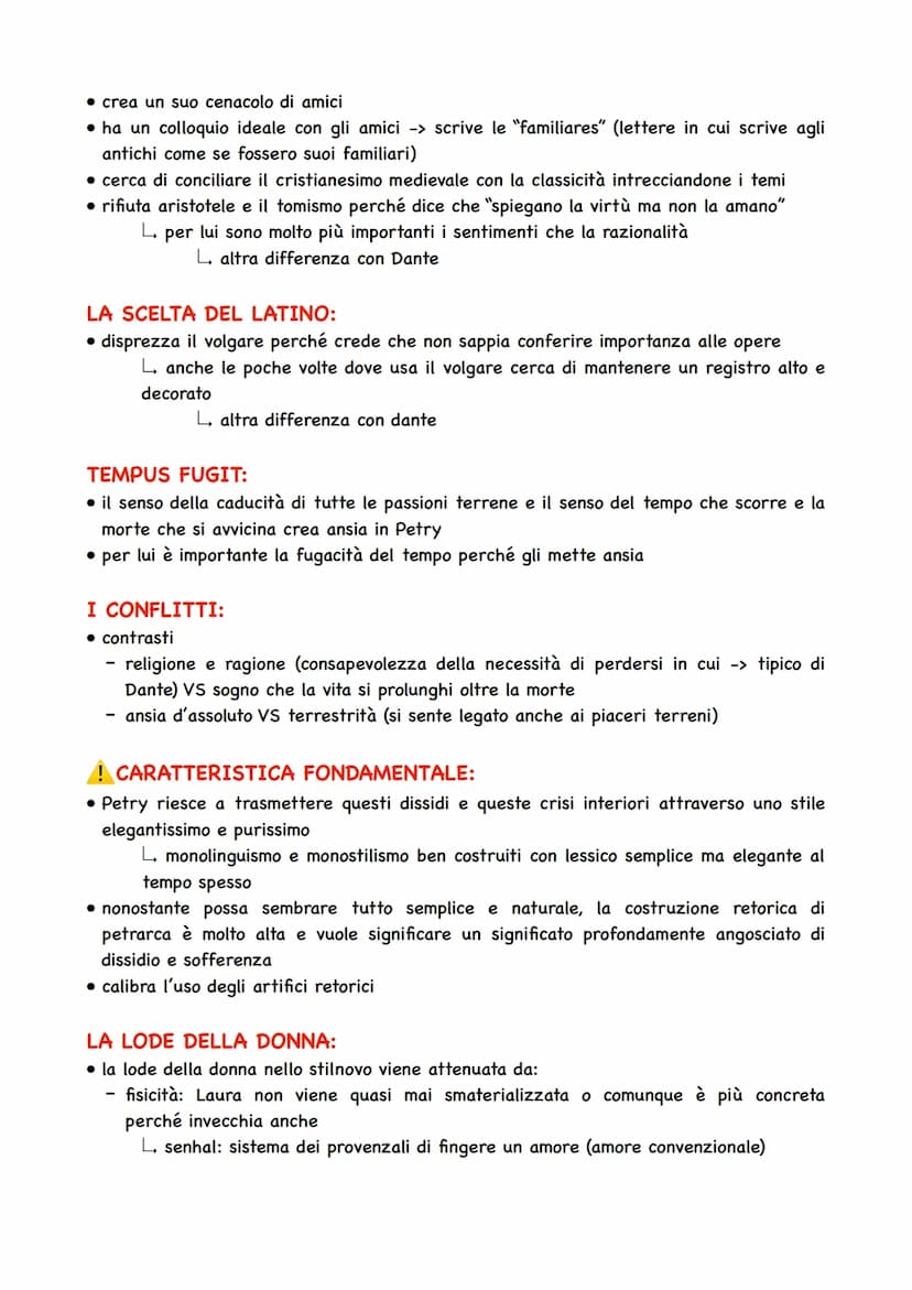 FRANCESCO PETRARCA:
1304-1374
● figlio di Eletta Canigiani e ser Petracco
• nasce ad Arezzo da una famiglia fiorentina in esilio ->
quindi l