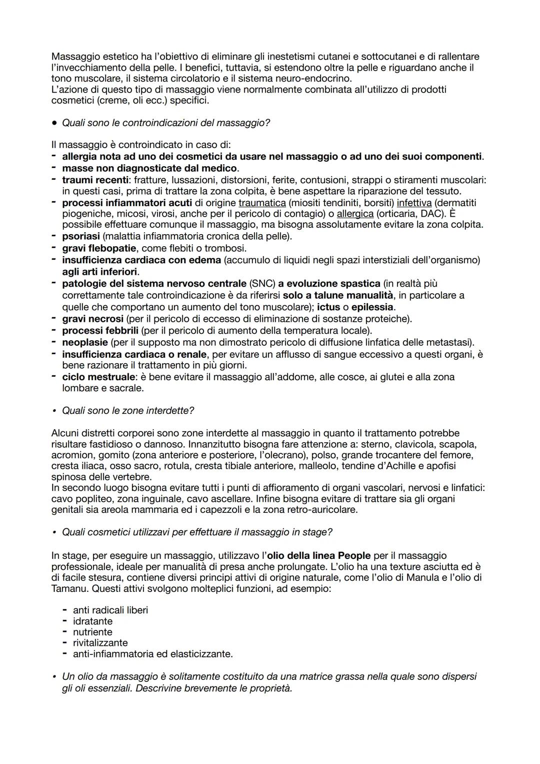 DOMANDE GENERALI
• Quali sono gli strati della pelle?
La pelle è formata dall'epidermide costituente la parte superficiale, dal derma separa