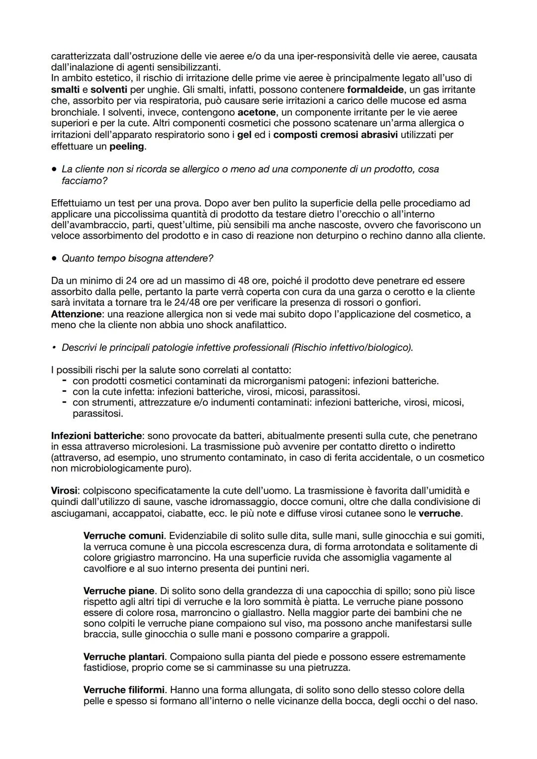 DOMANDE GENERALI
• Quali sono gli strati della pelle?
La pelle è formata dall'epidermide costituente la parte superficiale, dal derma separa