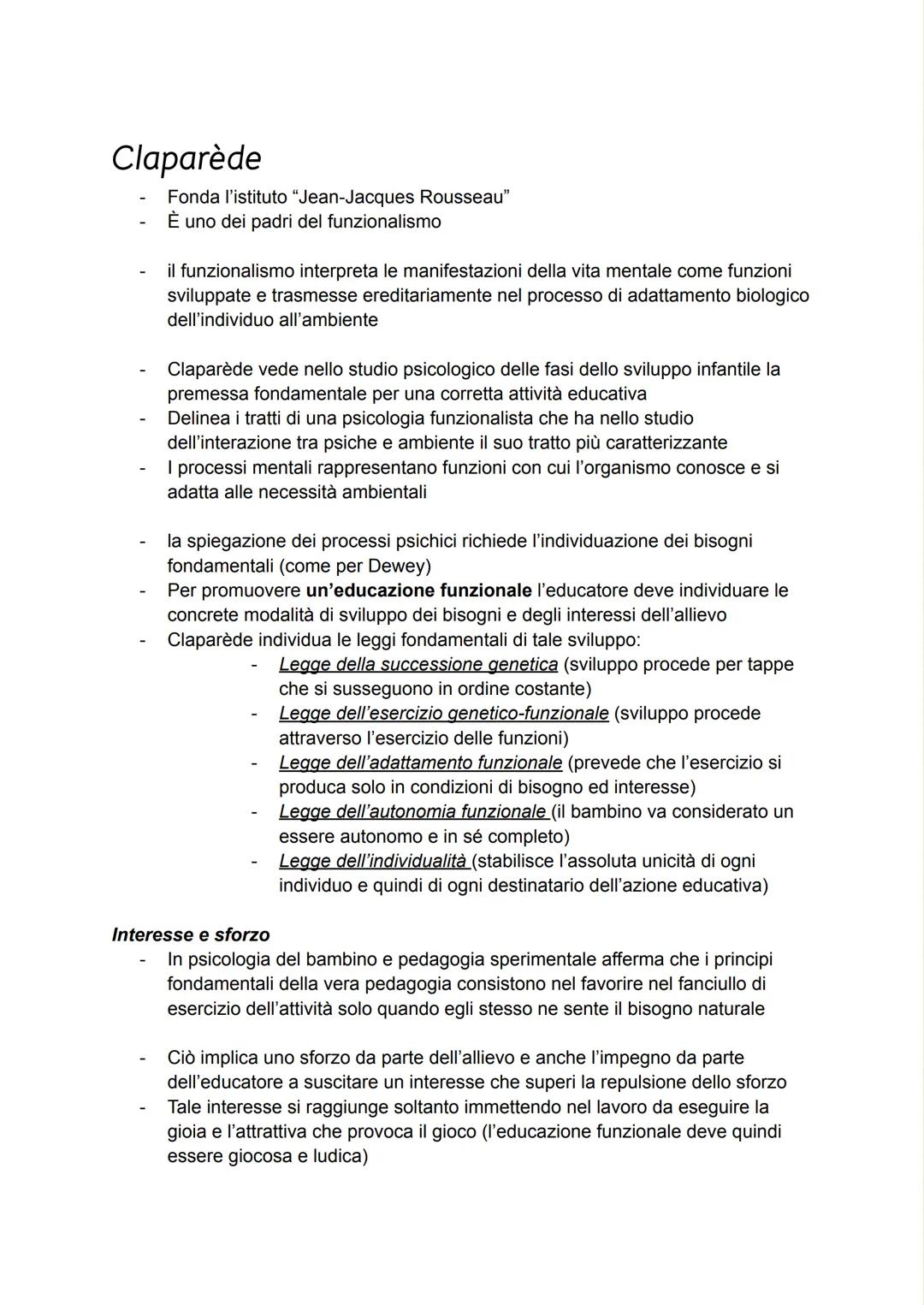 Attivismo
scientifico europeo Attivismo Scientifico europeo
Decroly
Si laurea in medicina e si specializza in neuropsichiatria
Dirige una pi