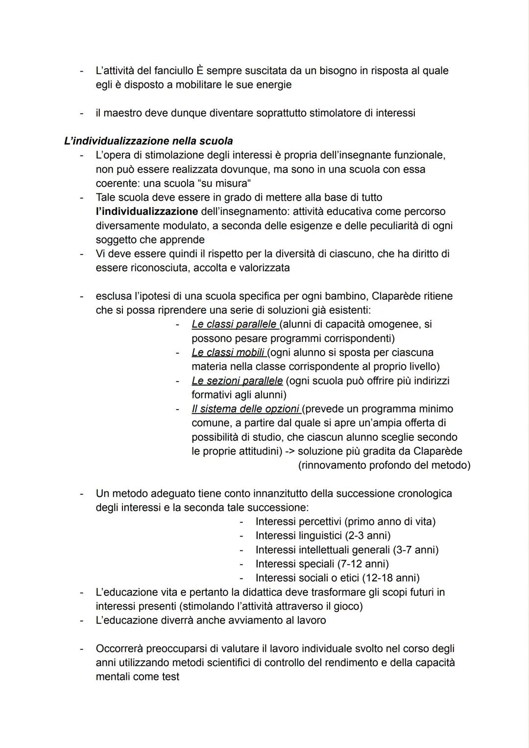 Attivismo
scientifico europeo Attivismo Scientifico europeo
Decroly
Si laurea in medicina e si specializza in neuropsichiatria
Dirige una pi