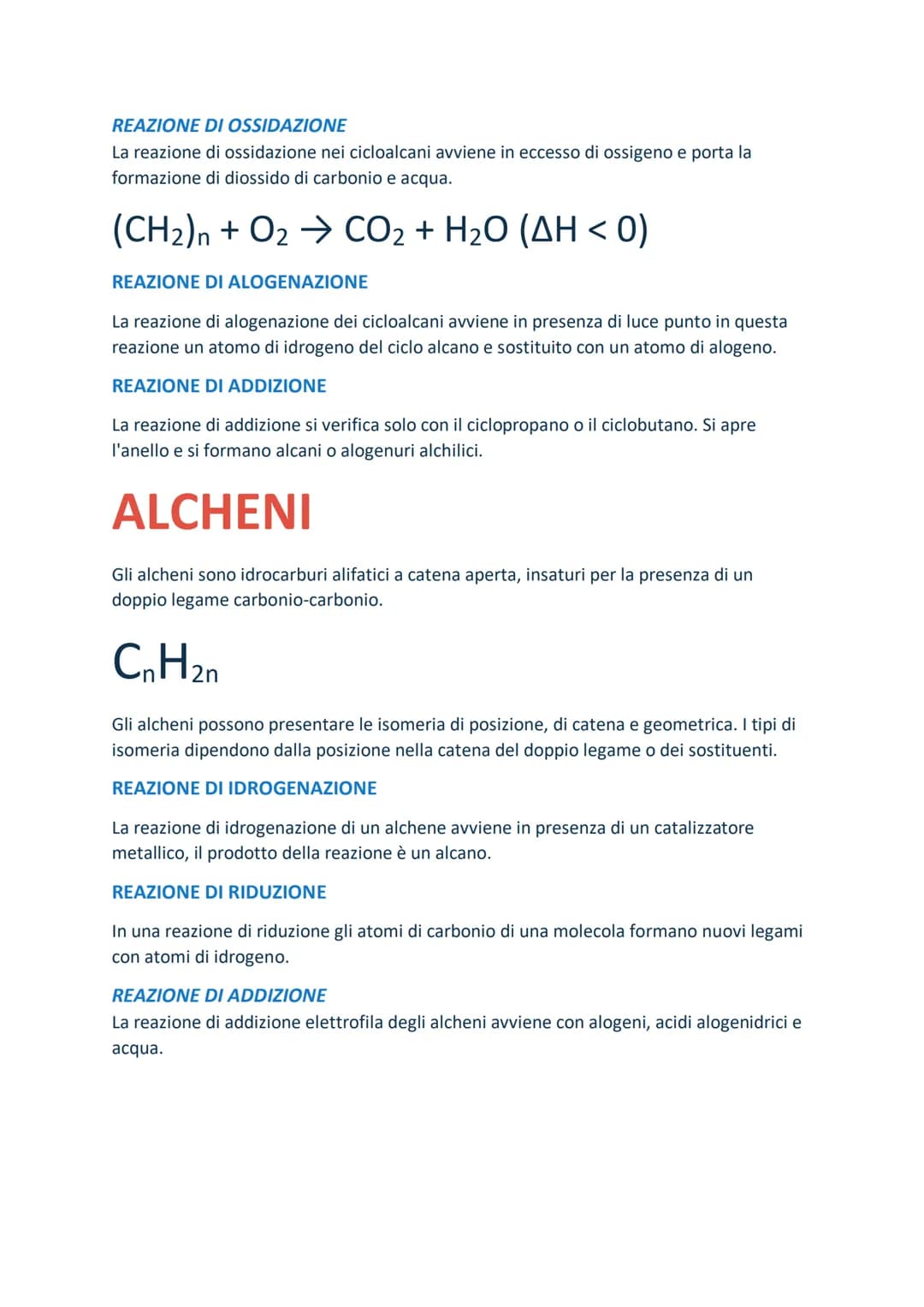 CHIMICA ORGANICA
Studia i composti del carbonio.
I composti organici si dividono in 3 gruppi
●
IDROCARBURI che sono costituiti da atomi di c