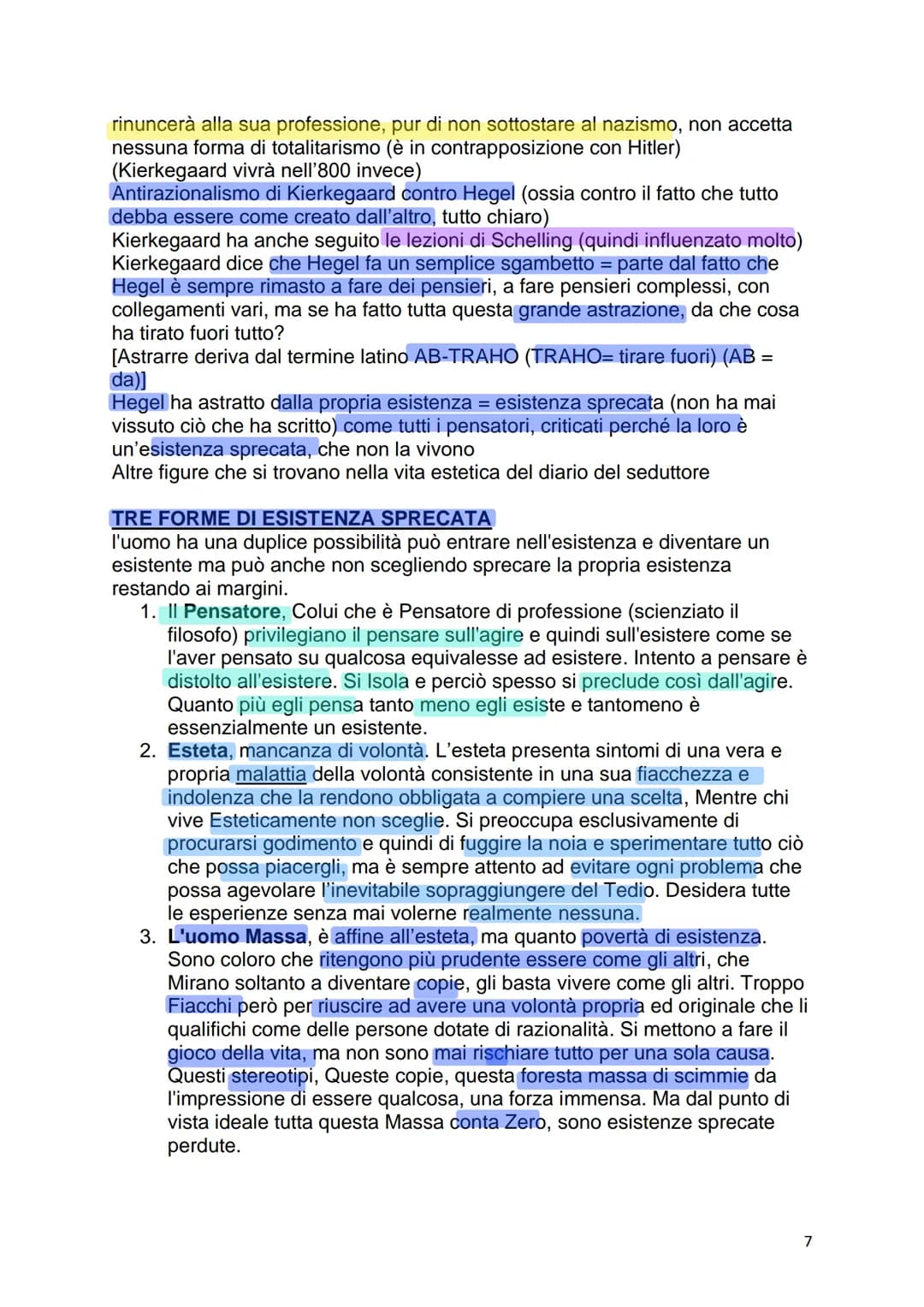 SCHOPENHAUER 9/01
RAPPORTO CON HEGEL
Schopenhauer odia Hegel, aveva messo le sue opere in parallelo a quelle di
Hegel per portargli via degl
